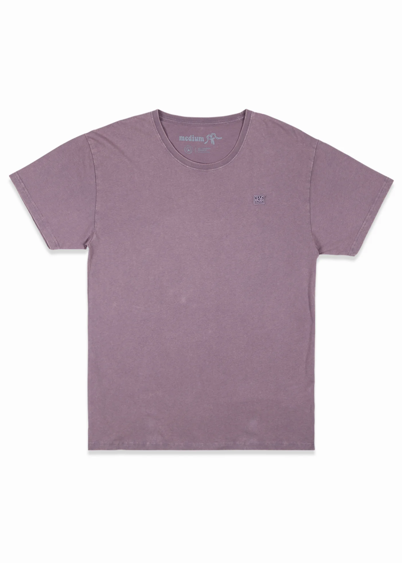 Polera Clásica Algodón Orgánico Daily Hombre - Malva - Image 2
