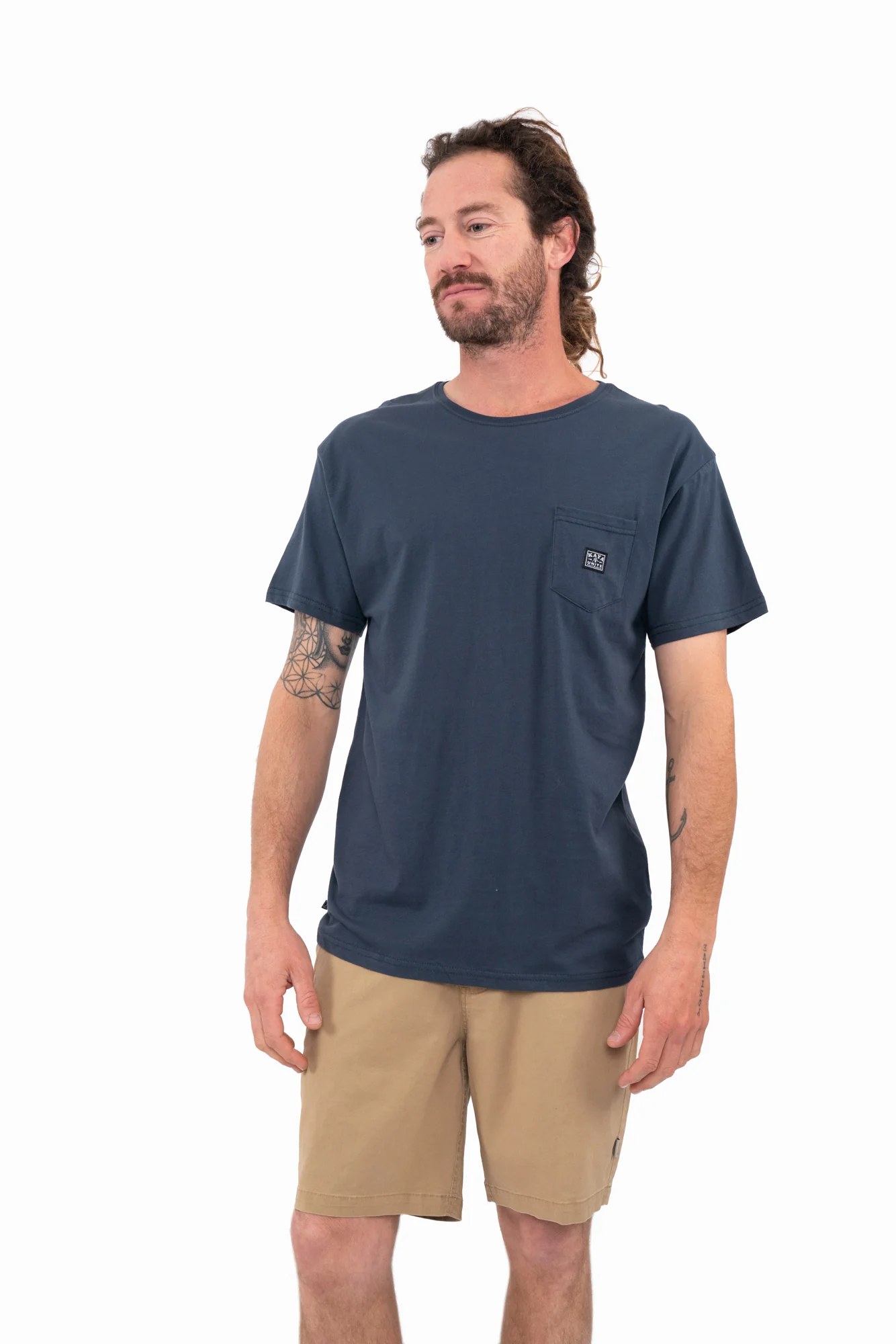 Polera Clásica Algodón Orgánico Daily Hombre - Navy