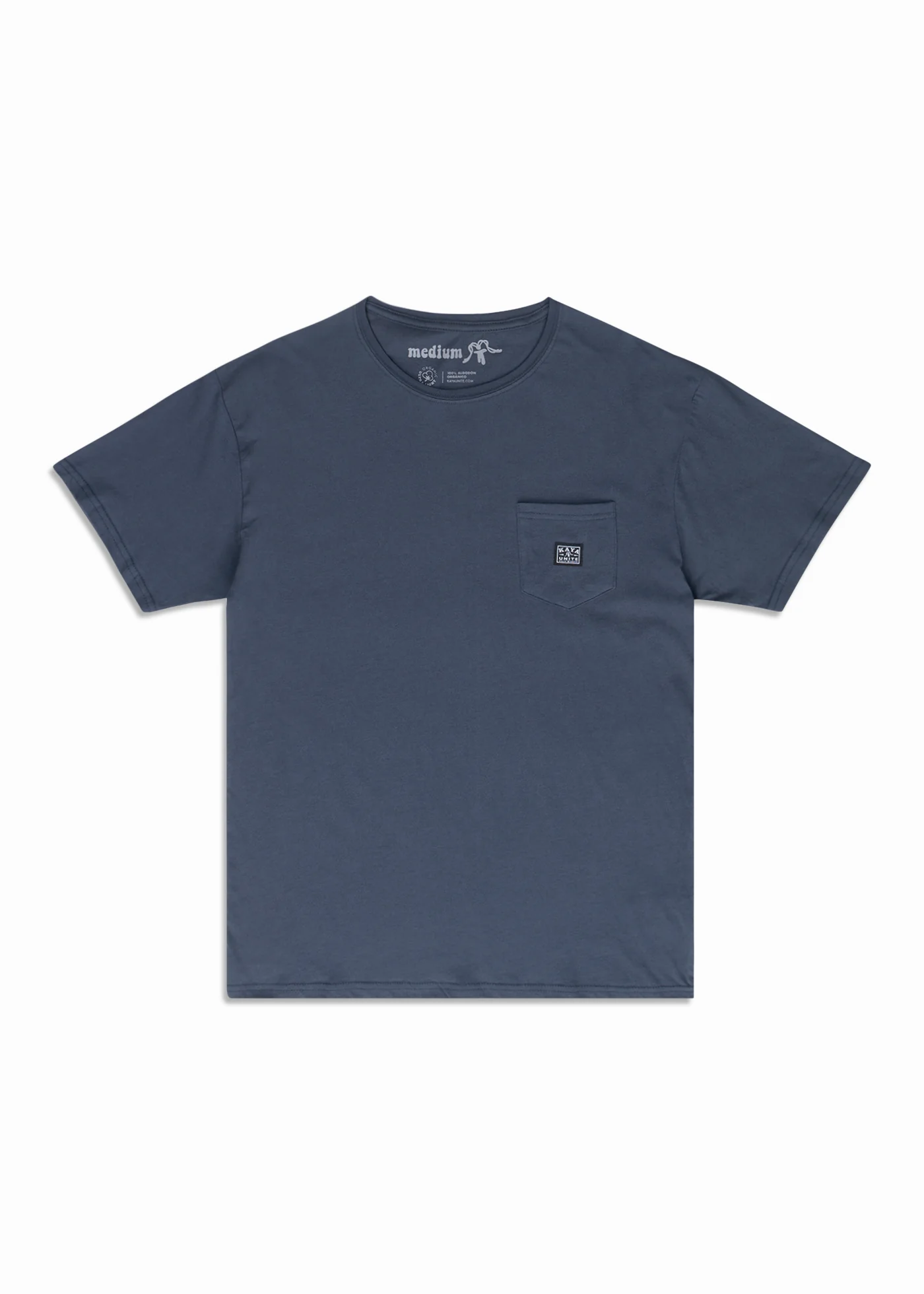 Polera Clásica Algodón Orgánico Daily Hombre - Navy - Image 2