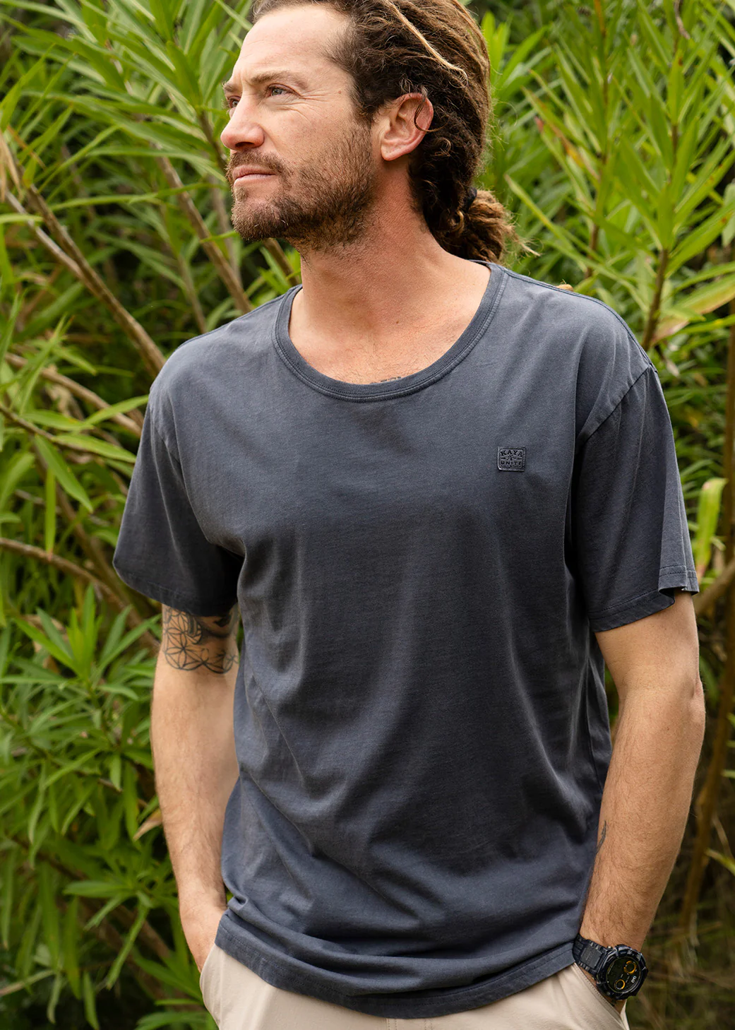 Polera Clásica Algodón Orgánico Daily Hombre - Navy