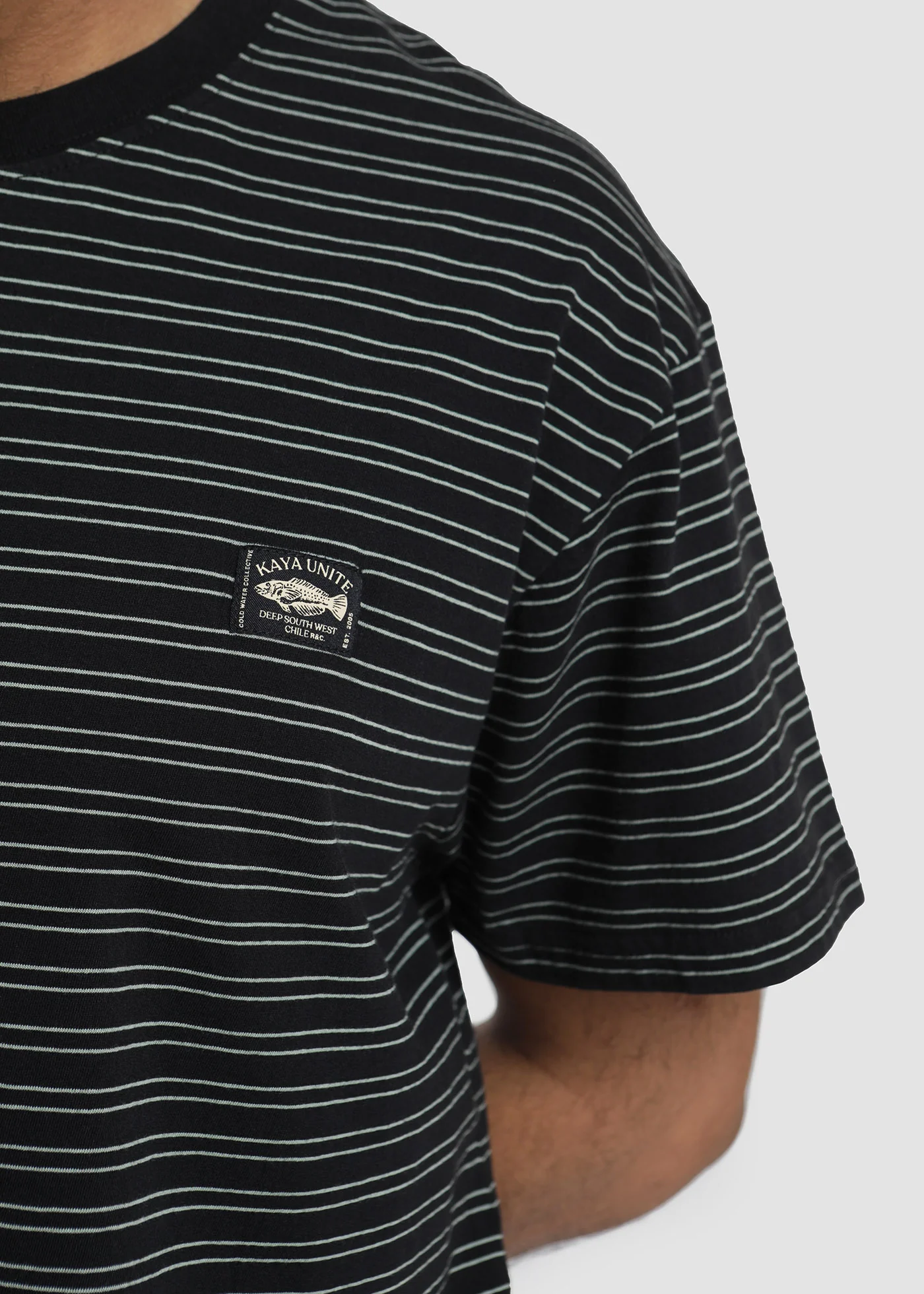 Polera Clásica Algodón Rayas Hombre - Image 3