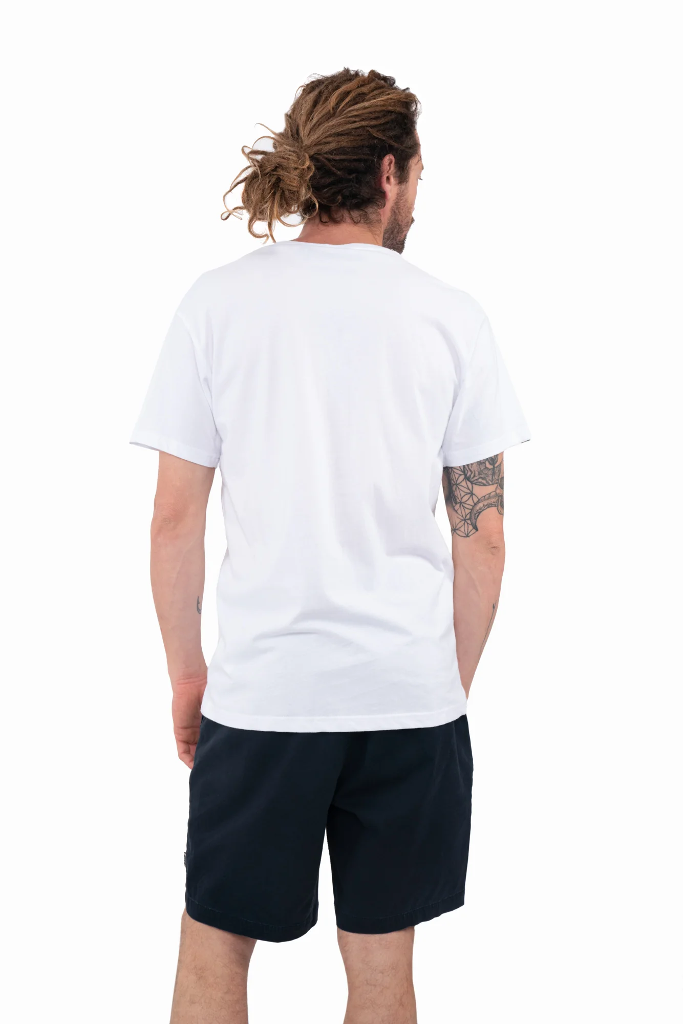 Polera Orgánica Classy White Minilogo - Image 3