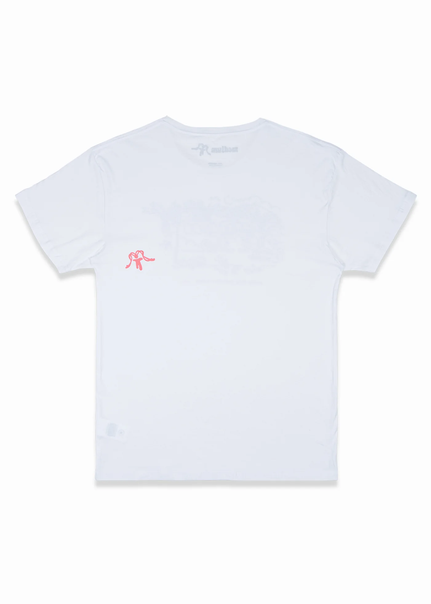 Polera Diseño Algodón Bone Hombre - Blanca - Image 3