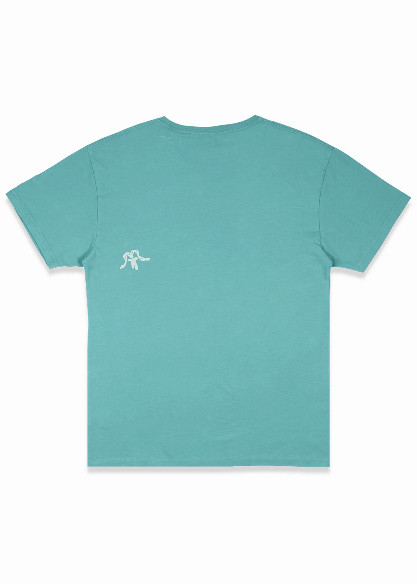 Polera Diseño Algodón Bone Hombre - Turquesa - Image 3