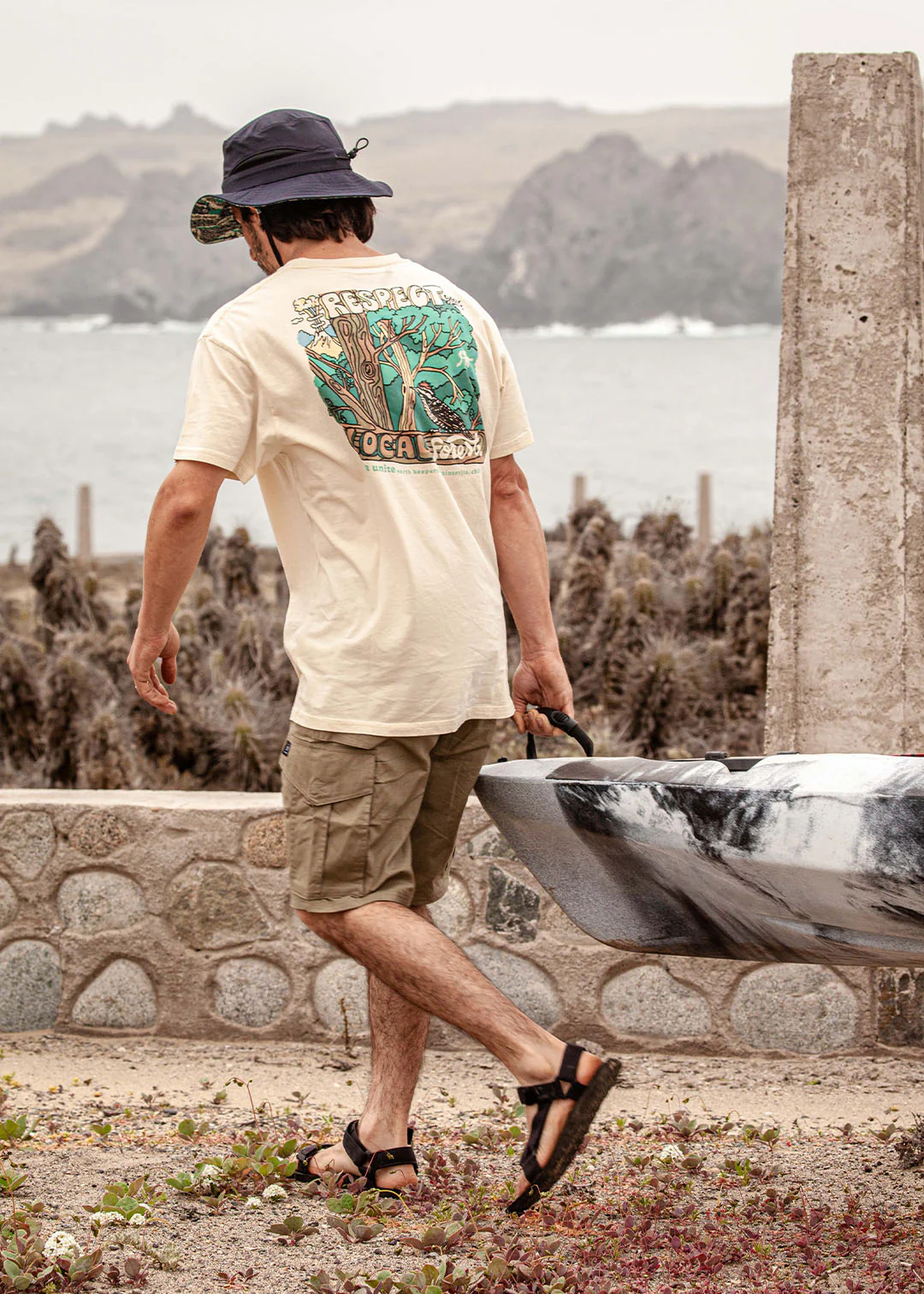Polera Diseño Algodón Carpintero Hombre - Image 5