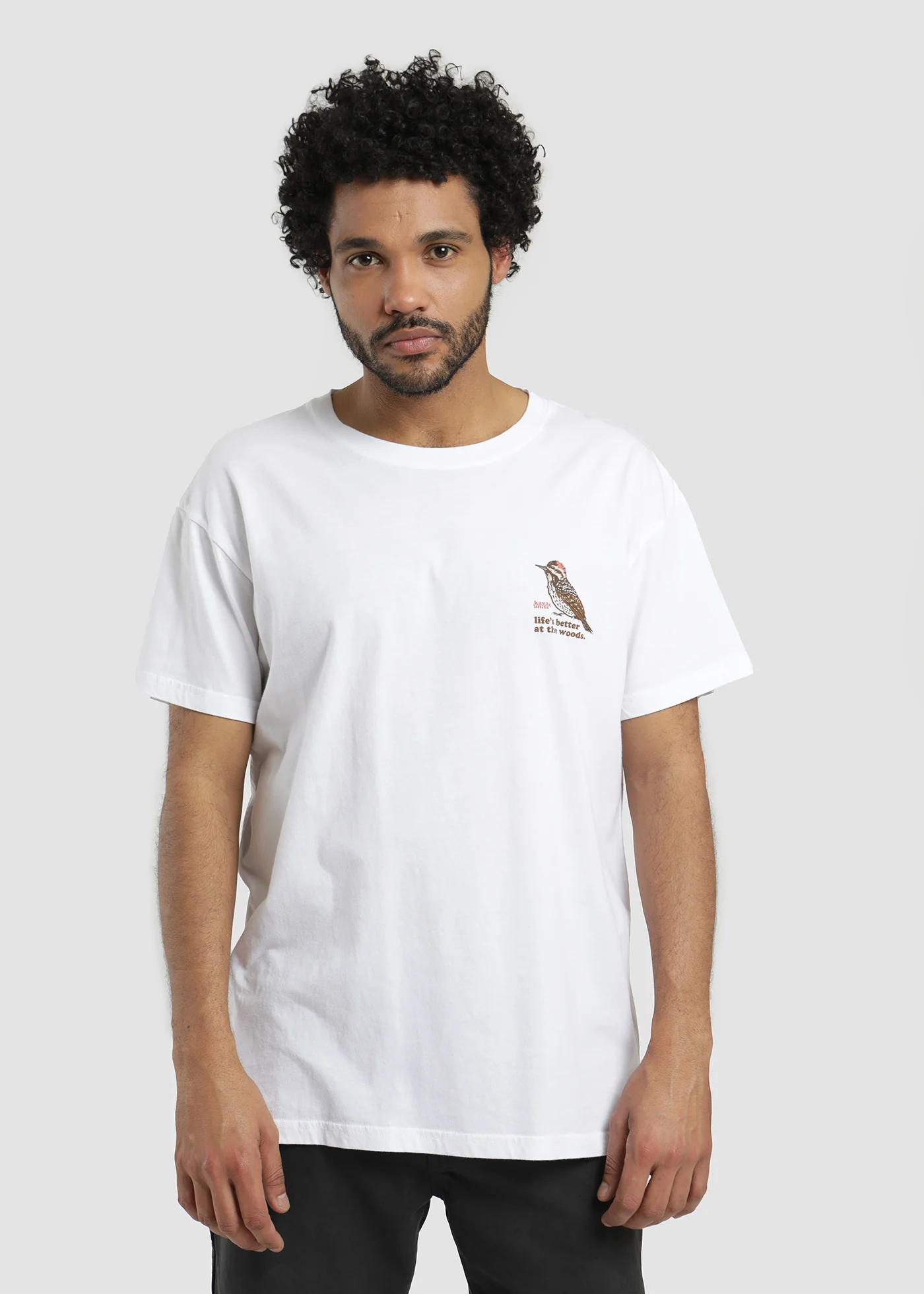 Polera Diseño Algodón Carpintero Hombre - Image 5