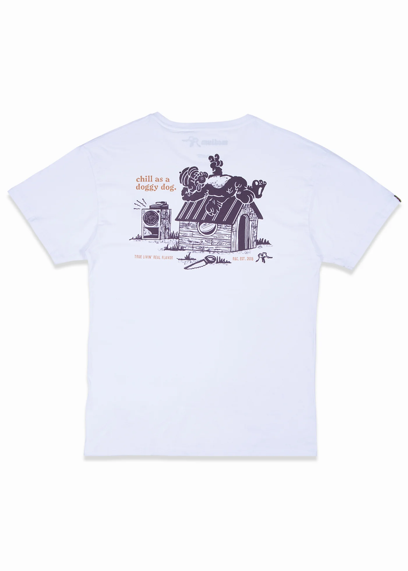 Polera Diseño Algodón Chill Hombre - Blanca - Image 2