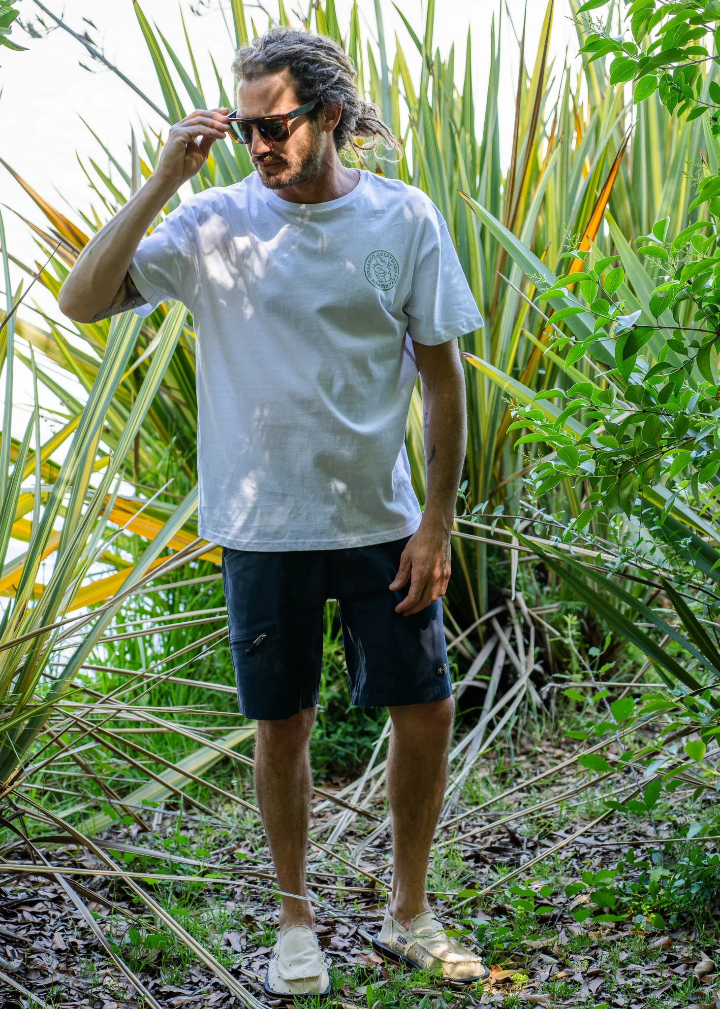 Polera Diseño Algodón Farmer Hombre - Blanca - Image 3