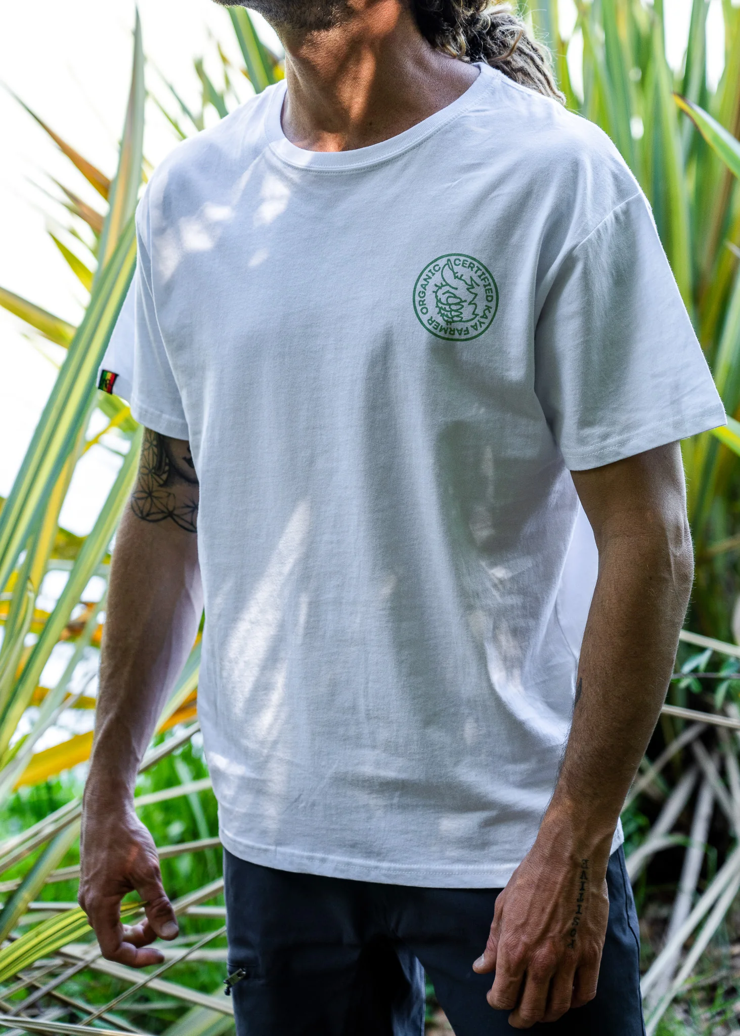 Polera Diseño Algodón Farmer Hombre - Blanca - Image 6