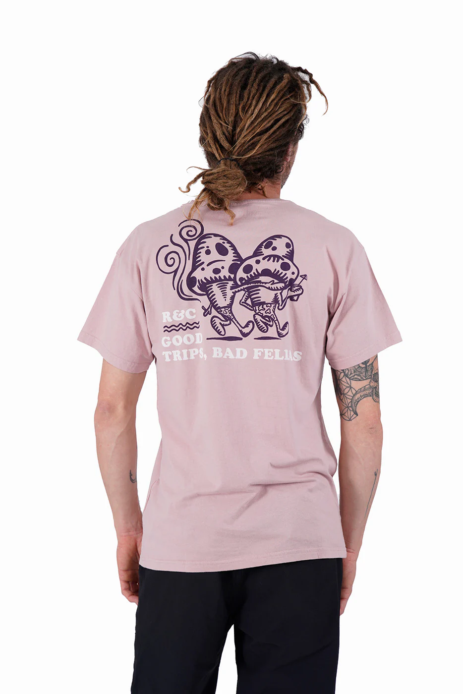 Polera Diseño Algodón Fellas Hombre - Rosa Palo