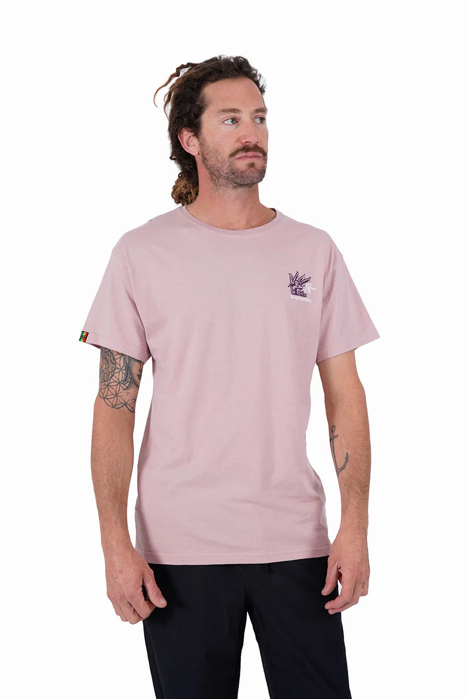 Polera Diseño Algodón Fellas Hombre - Rosa Palo - Image 3