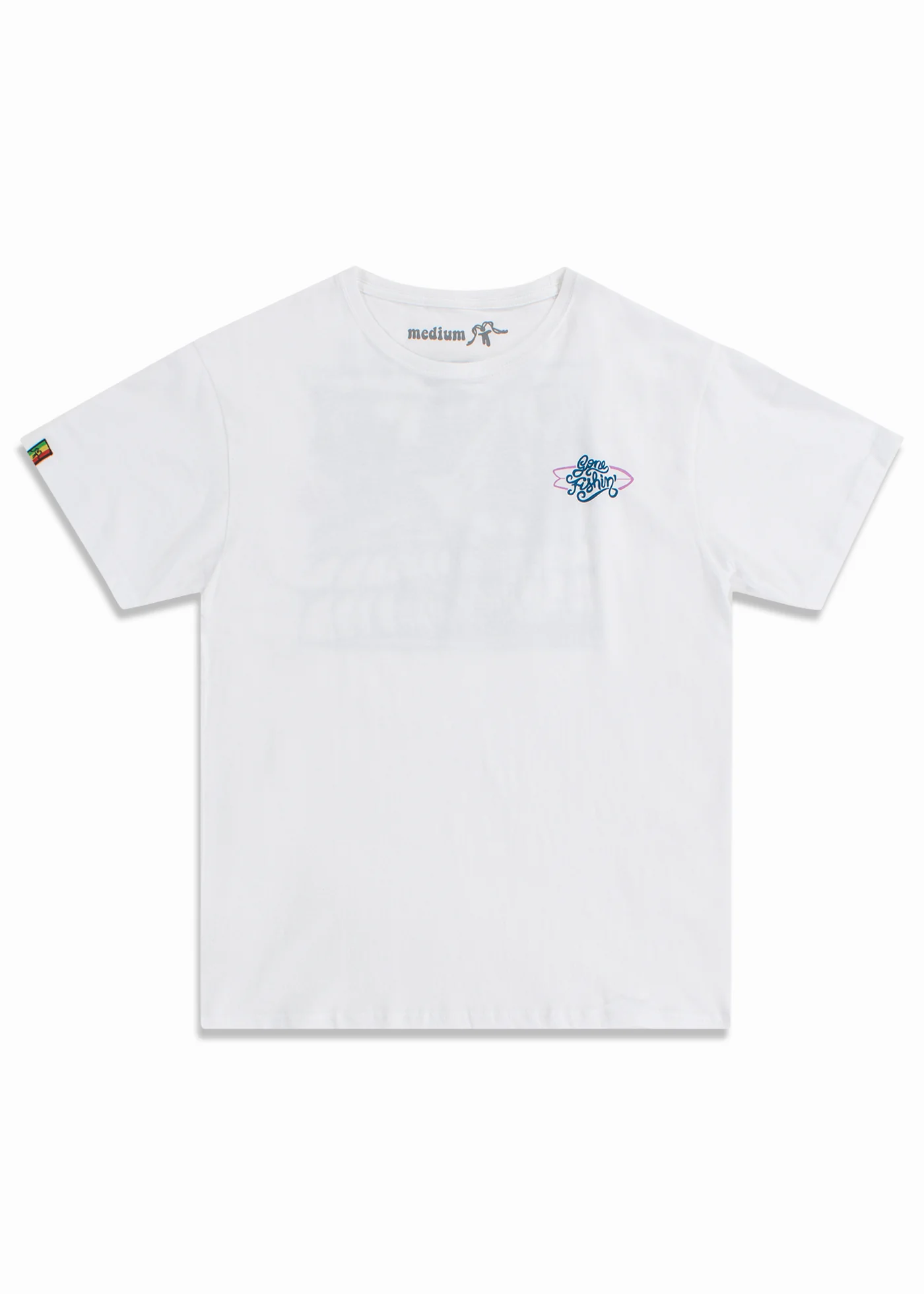 Polera Diseño Algodón Fishing Hombre - Blanca - Image 4