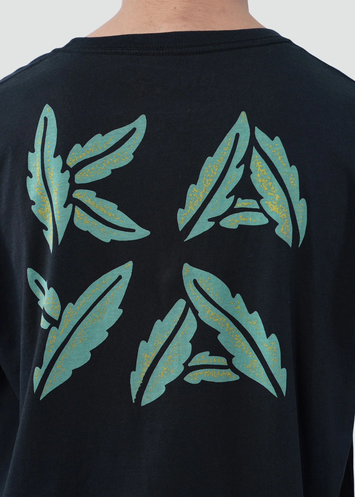 Polera Diseño Algodón Grown Hombre - Negra - Image 5