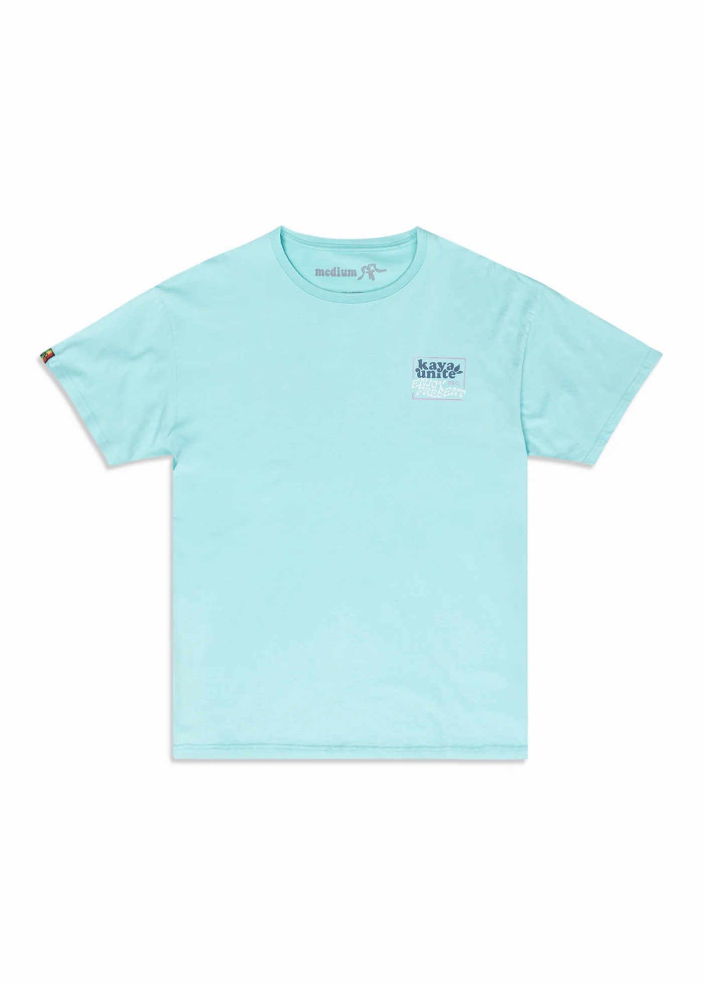 Polera Diseño Algodón Happy Hombre - Teal - Image 6