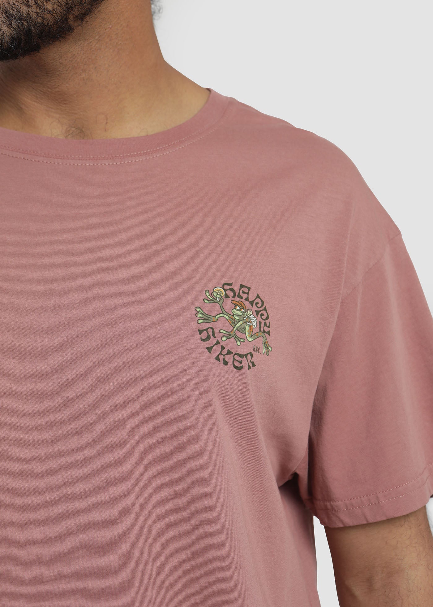 Polera Diseño Algodón Hiker Hombre - Durazno - Image 2