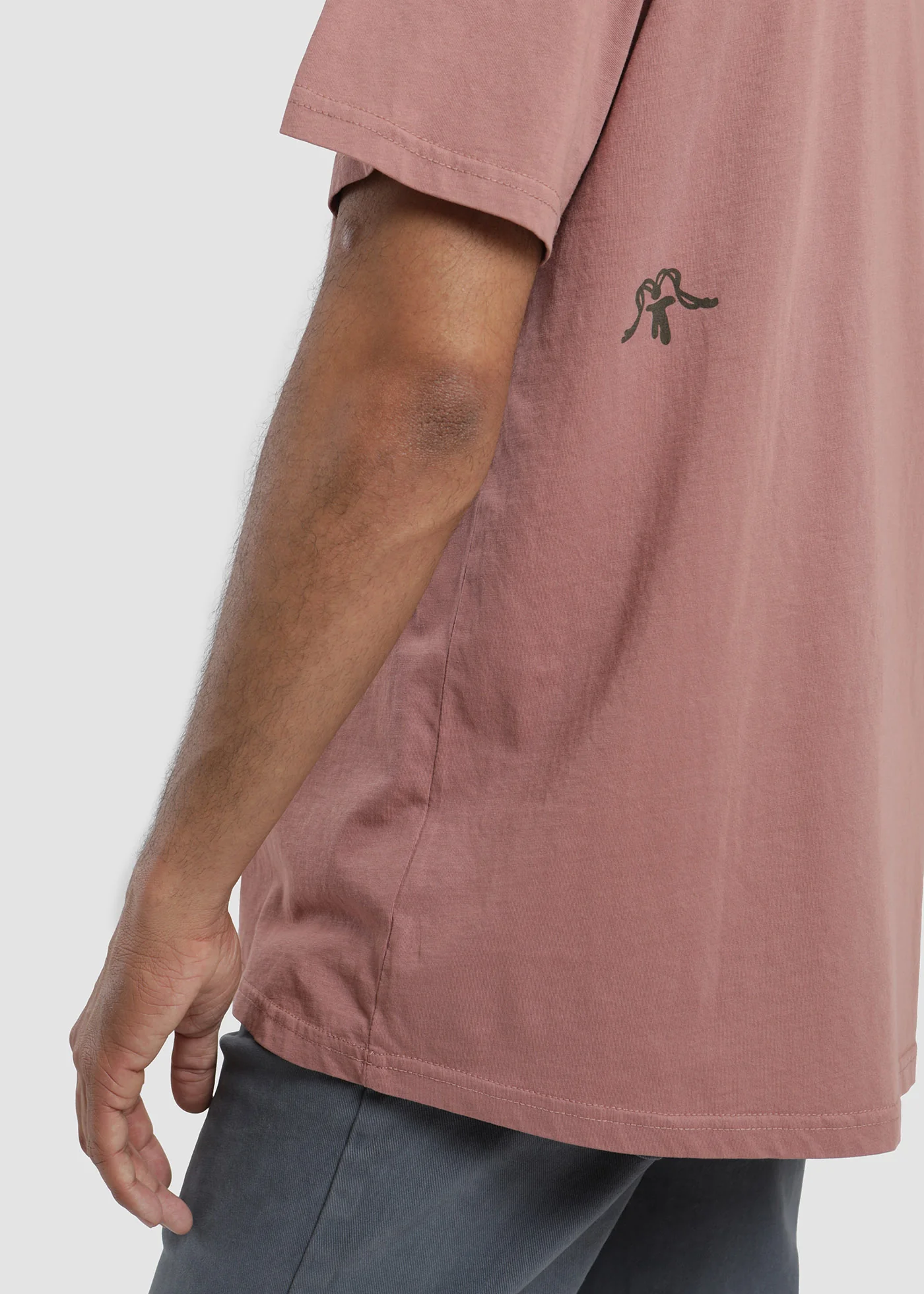 Polera Diseño Algodón Hiker Hombre - Durazno - Image 3