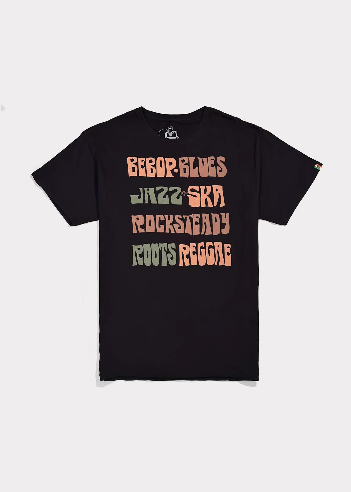 Polera Diseño Algodón Jazz Hombre - Negra - Image 2