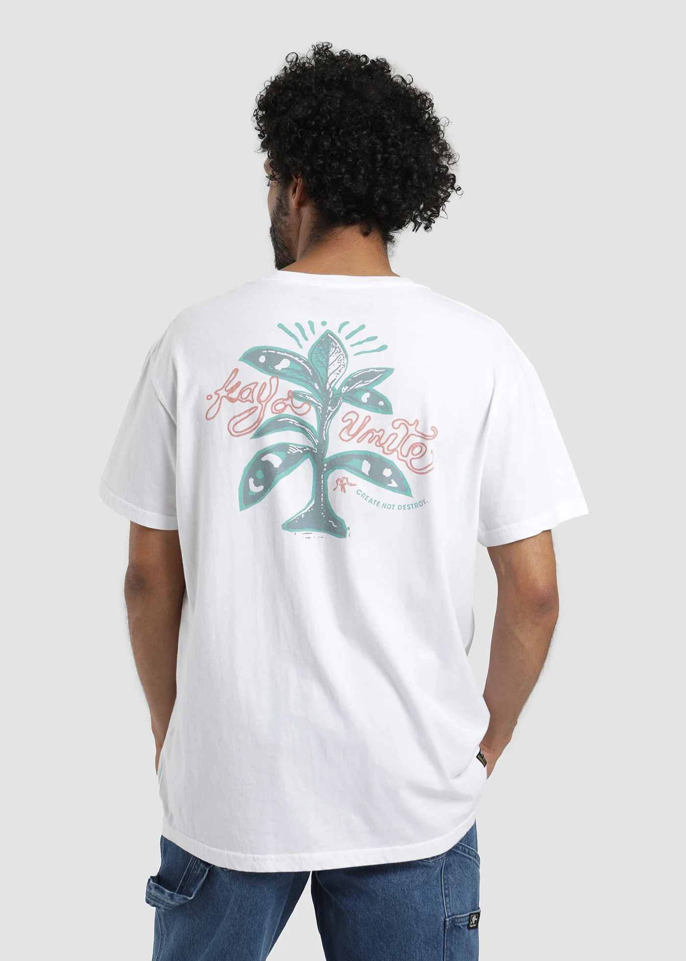 Polera Diseño Algodón Kaya Hombre - Blanca - Image 2