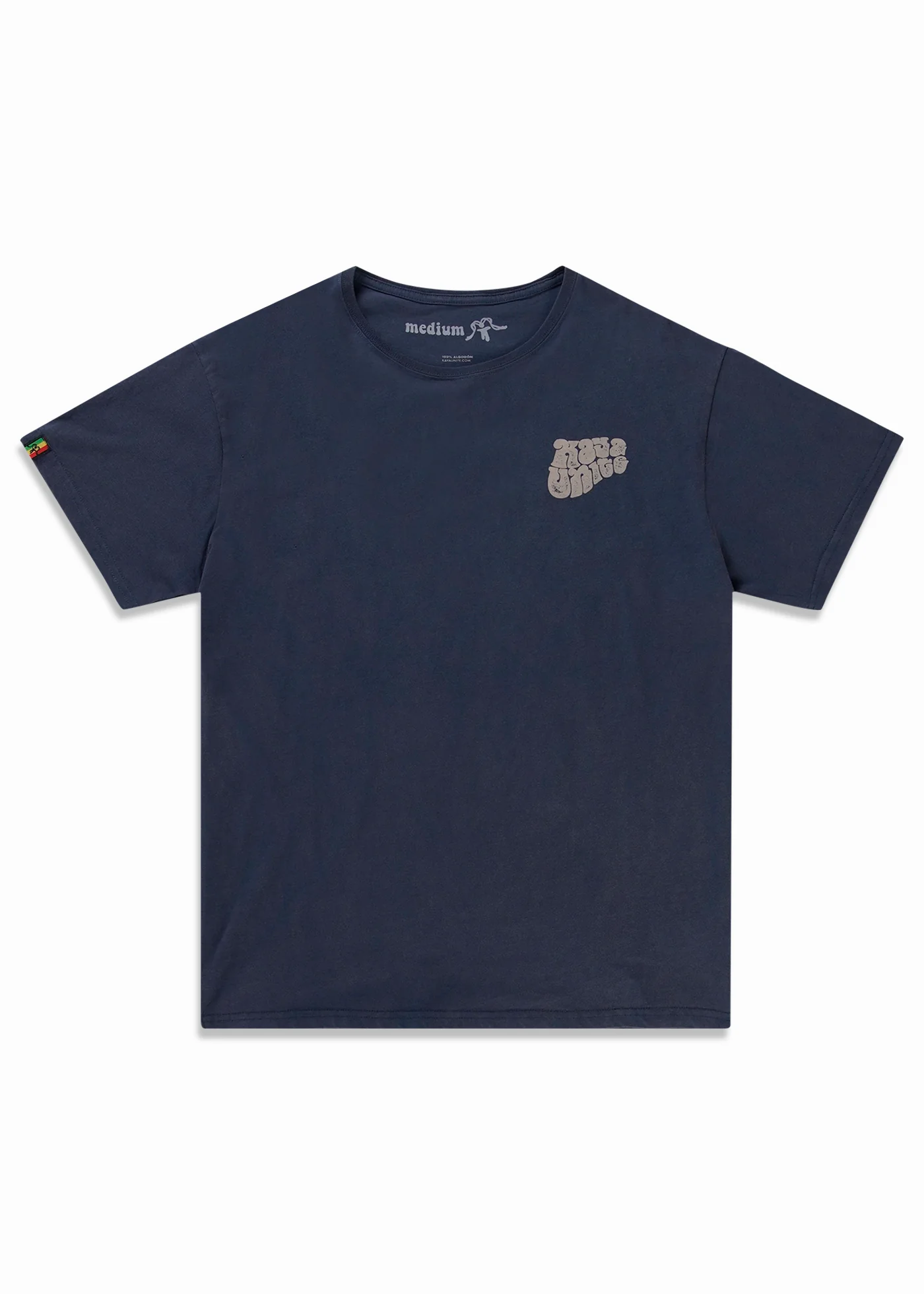 Polera Diseño Algodón Life Hombre - Navy - Image 4