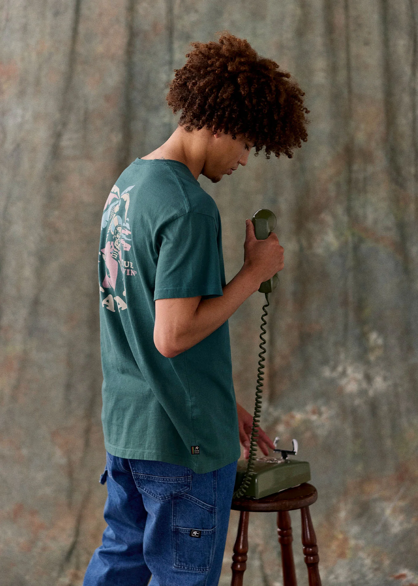 Polera Diseño Algodón Livin Hombre - Verde - Image 2
