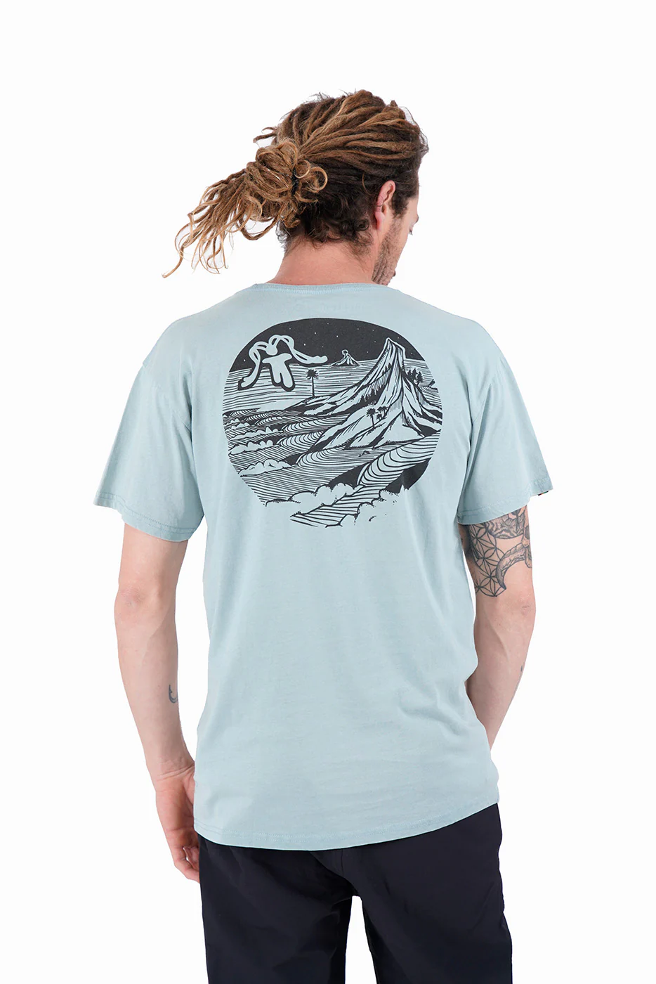 Polera Diseño Algodón Morro Hombre - Azul