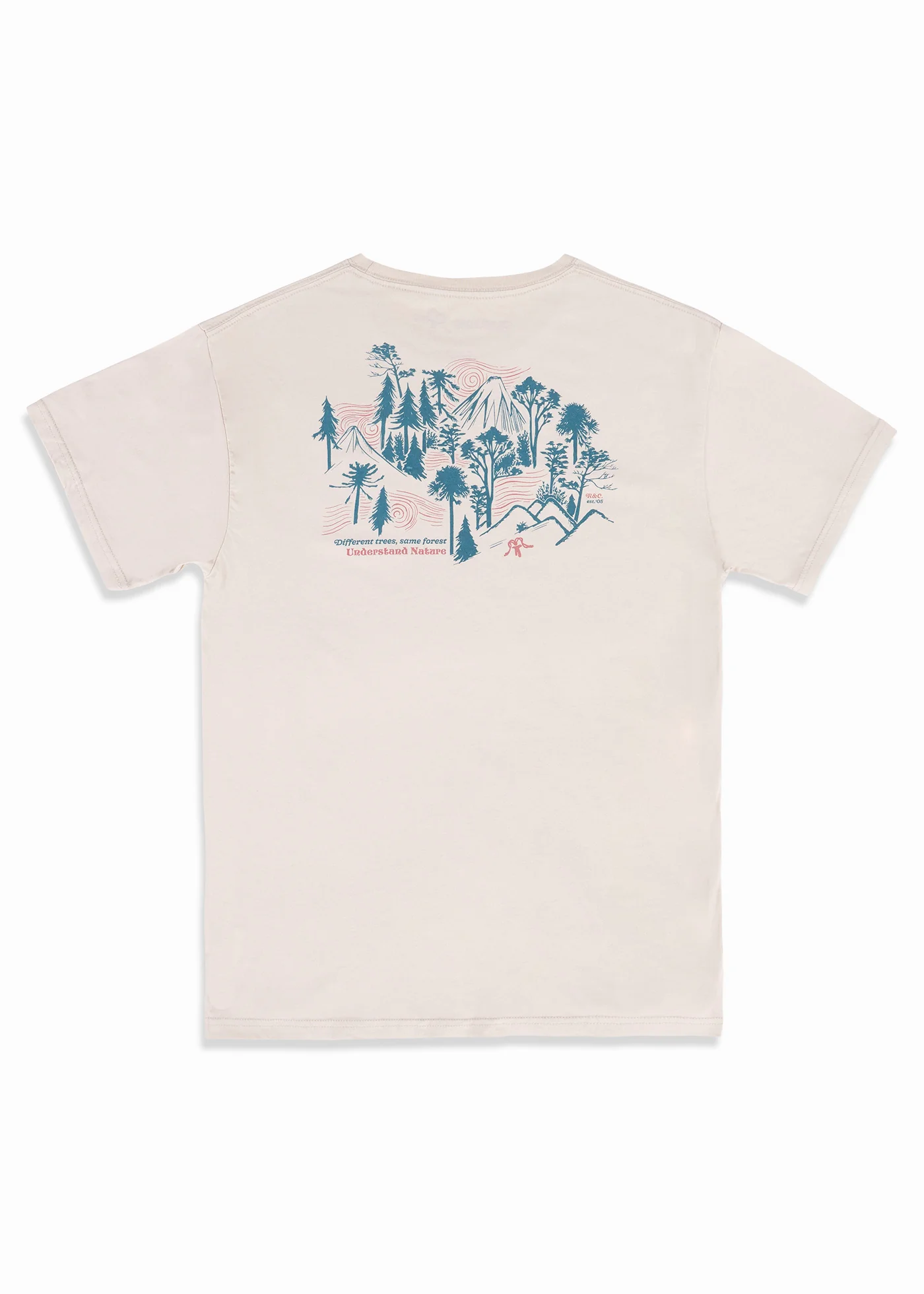 Polera Diseño Algodón Nature Hombre - Bone - Image 4