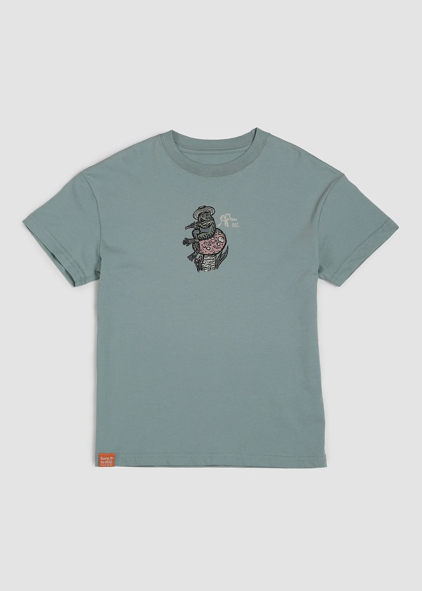 Polera Diseño Algodón Niños - Verde