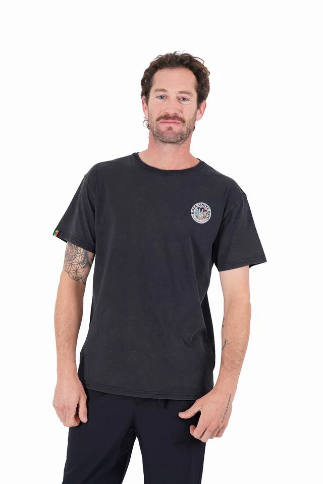 Polera Diseño Algodón Planet Hombre - Negra - Image 2