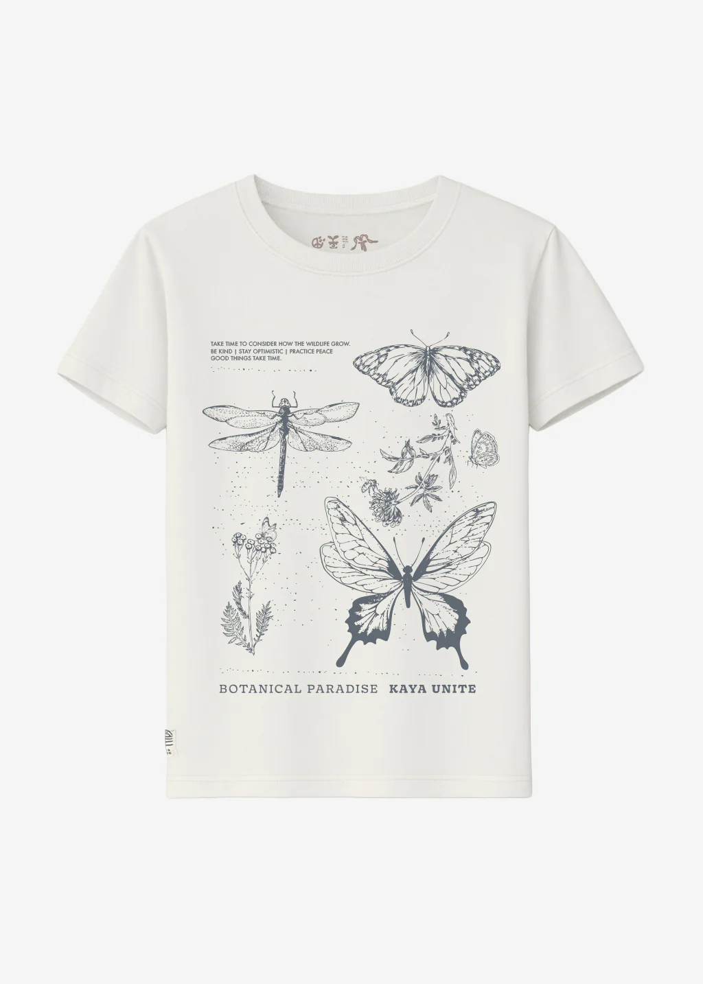 Polera Diseño Algodón Print Botanical Mujer - Blanca - Image 4