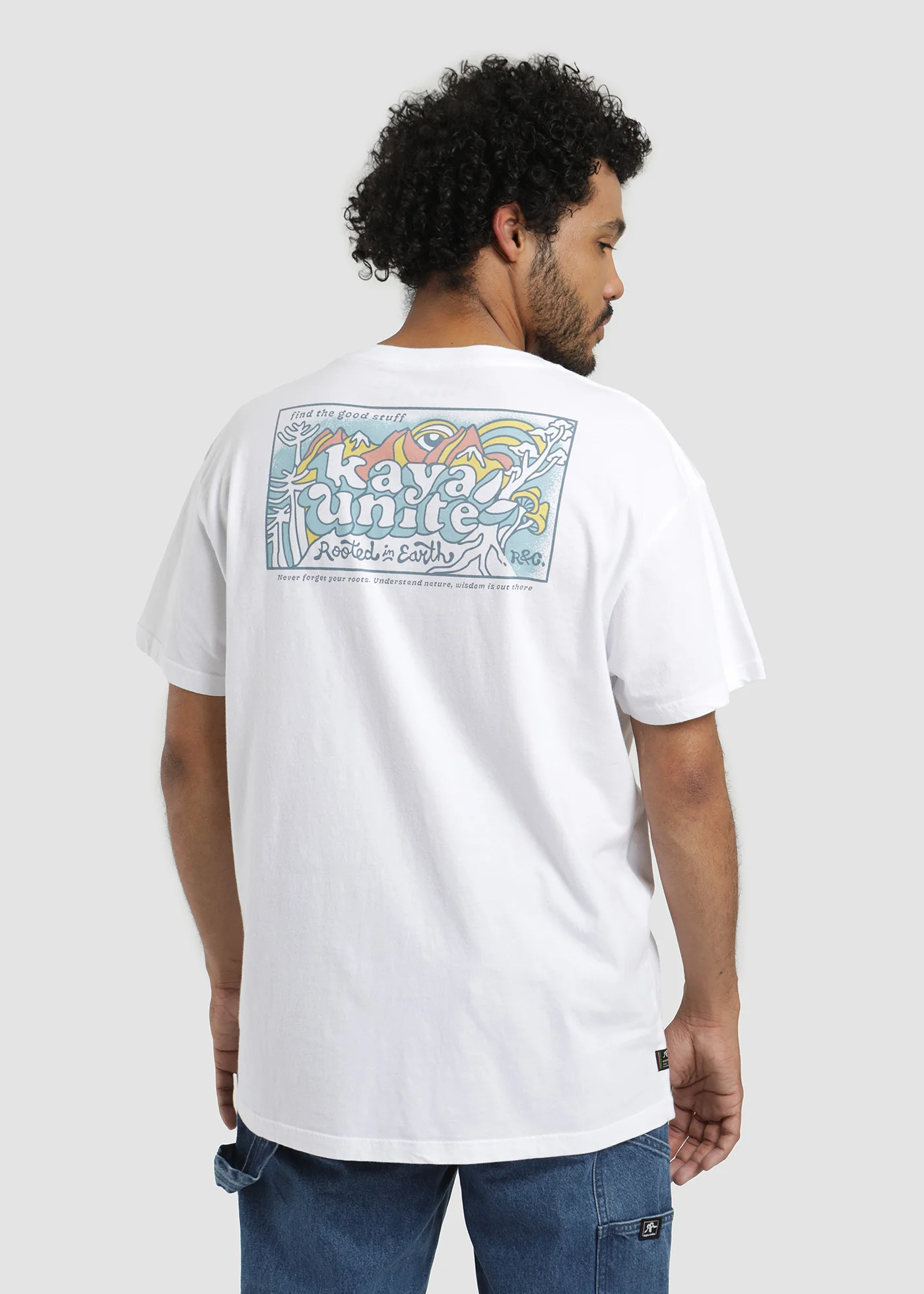 Polera Diseño Algodón Rooted Hombre