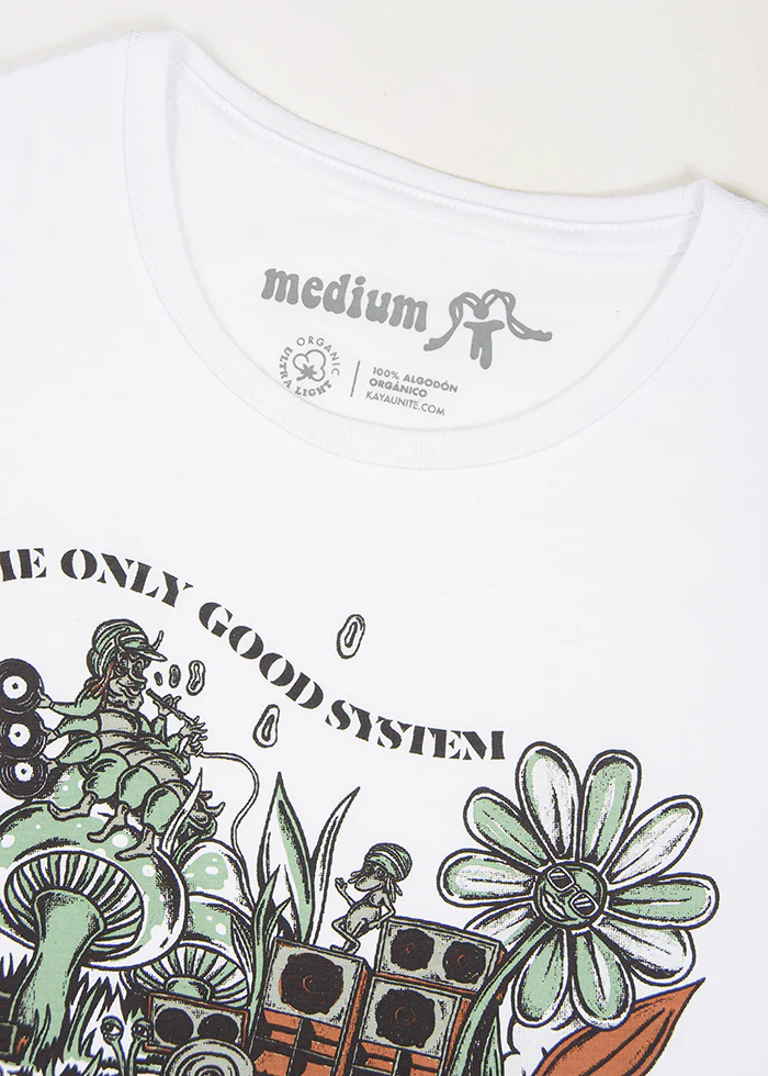 Polera Diseño Algodón Sound Mujer - Blanca - Image 4