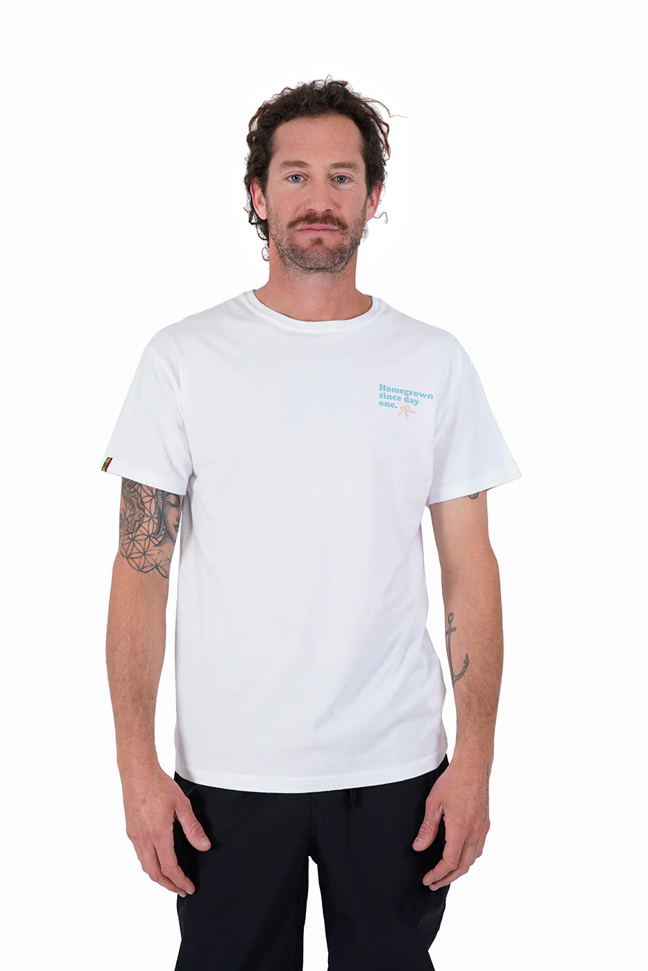 Polera Diseño Algodón Stuff Hombre - Blanca - Image 2