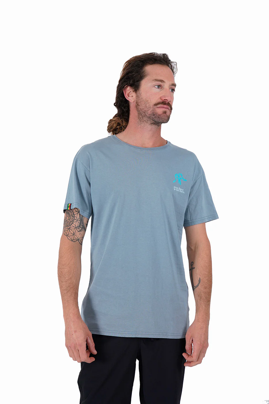 Polera Diseño Algodón TRUE Hombre - Denim - Image 2