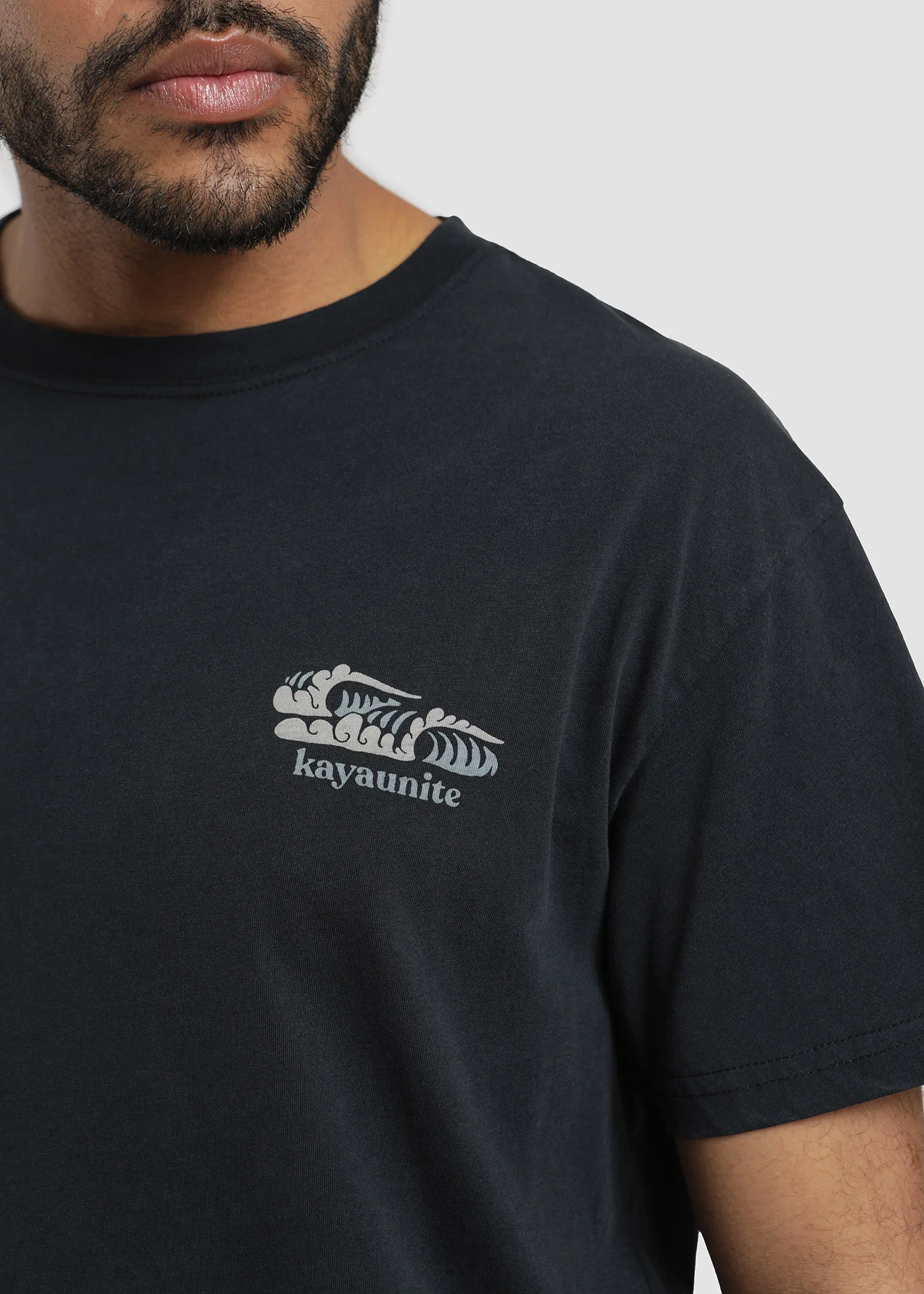 Polera Diseño Algodón Waves Hombre - Image 4