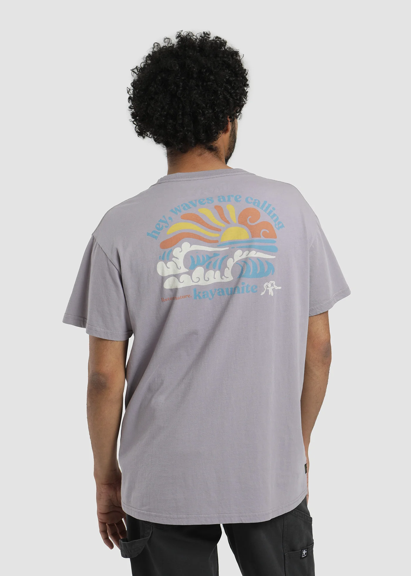 Polera Diseño Algodón Waves Hombre - Image 5