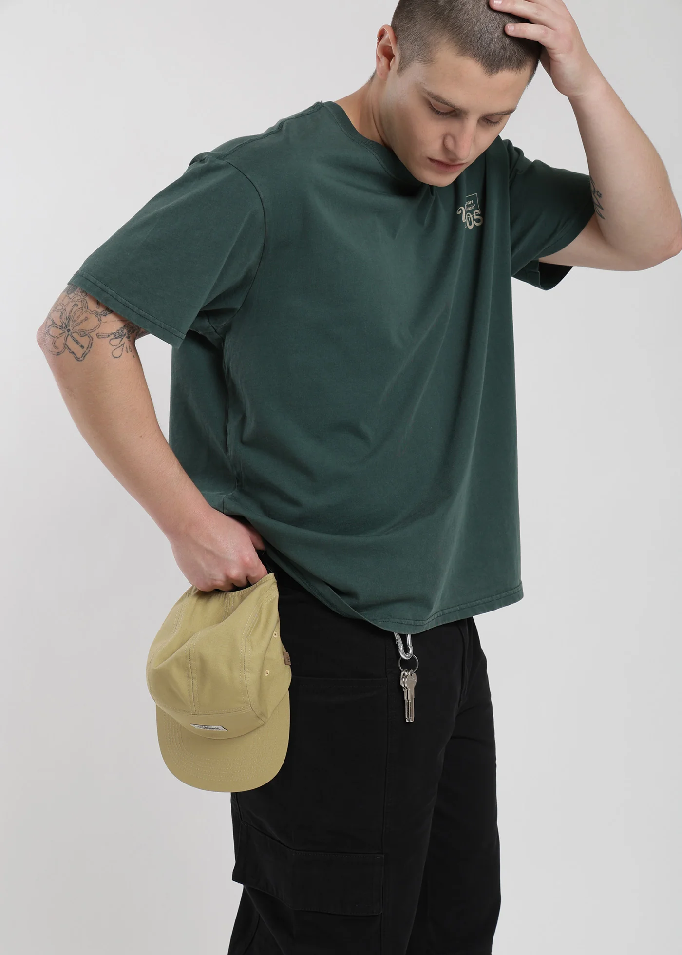 Polera Oversize Algodón Aniversario Hombre - Azulino - Image 3
