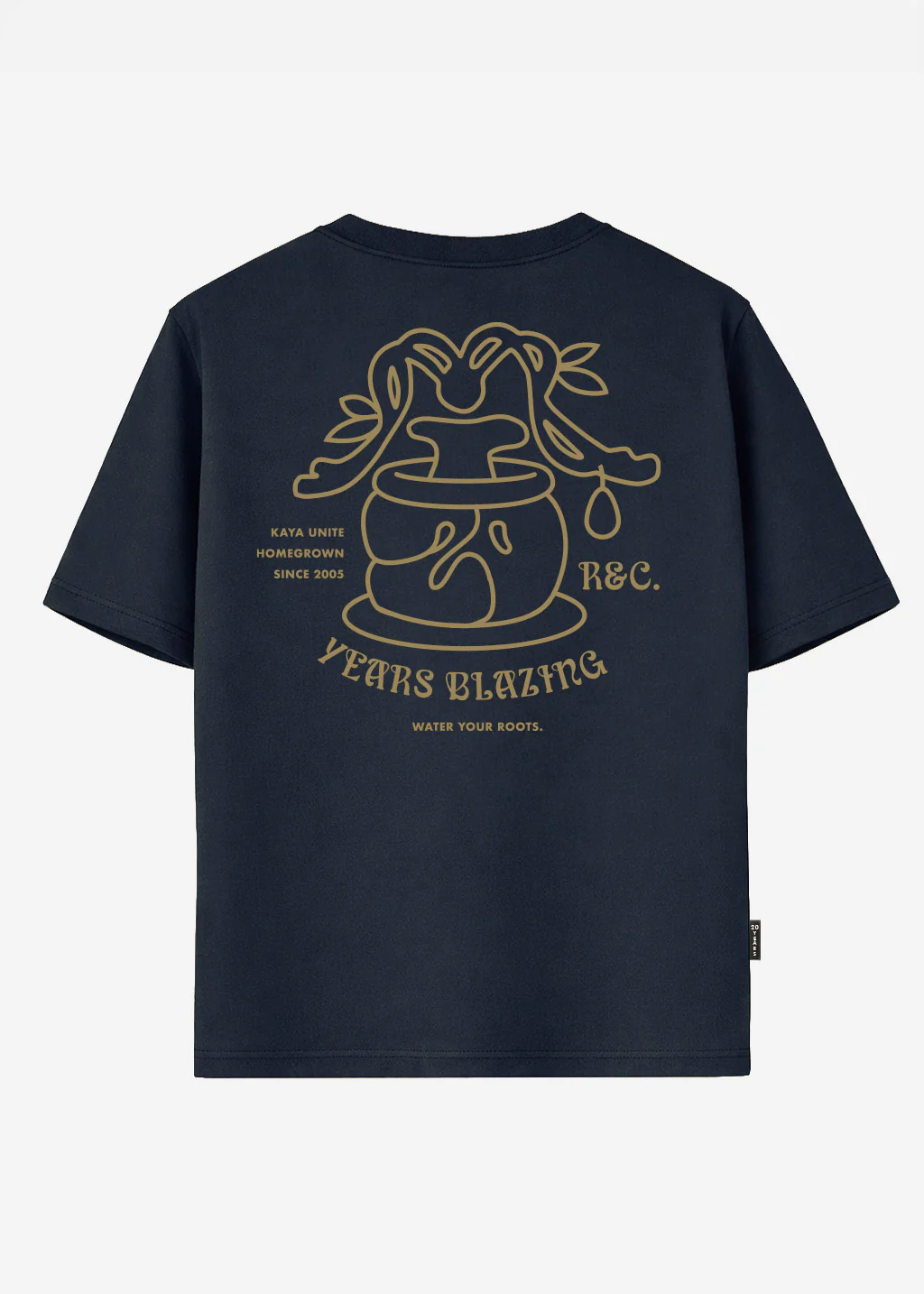 Polera Oversize Algodón Aniversario Hombre - Navy - Image 5