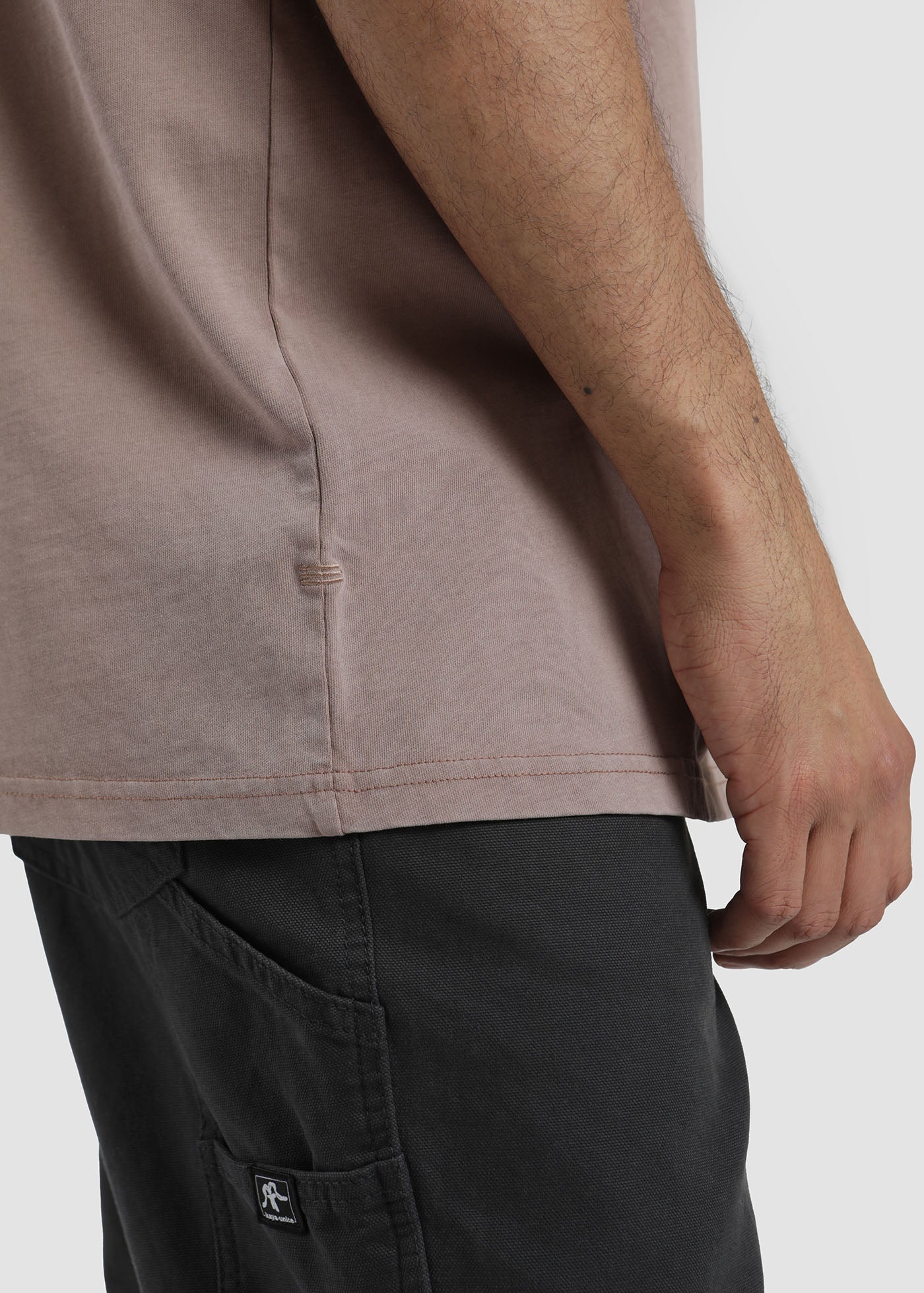 Polera Oversize Algodón Heavyweight Embroidery Hombre - Image 3