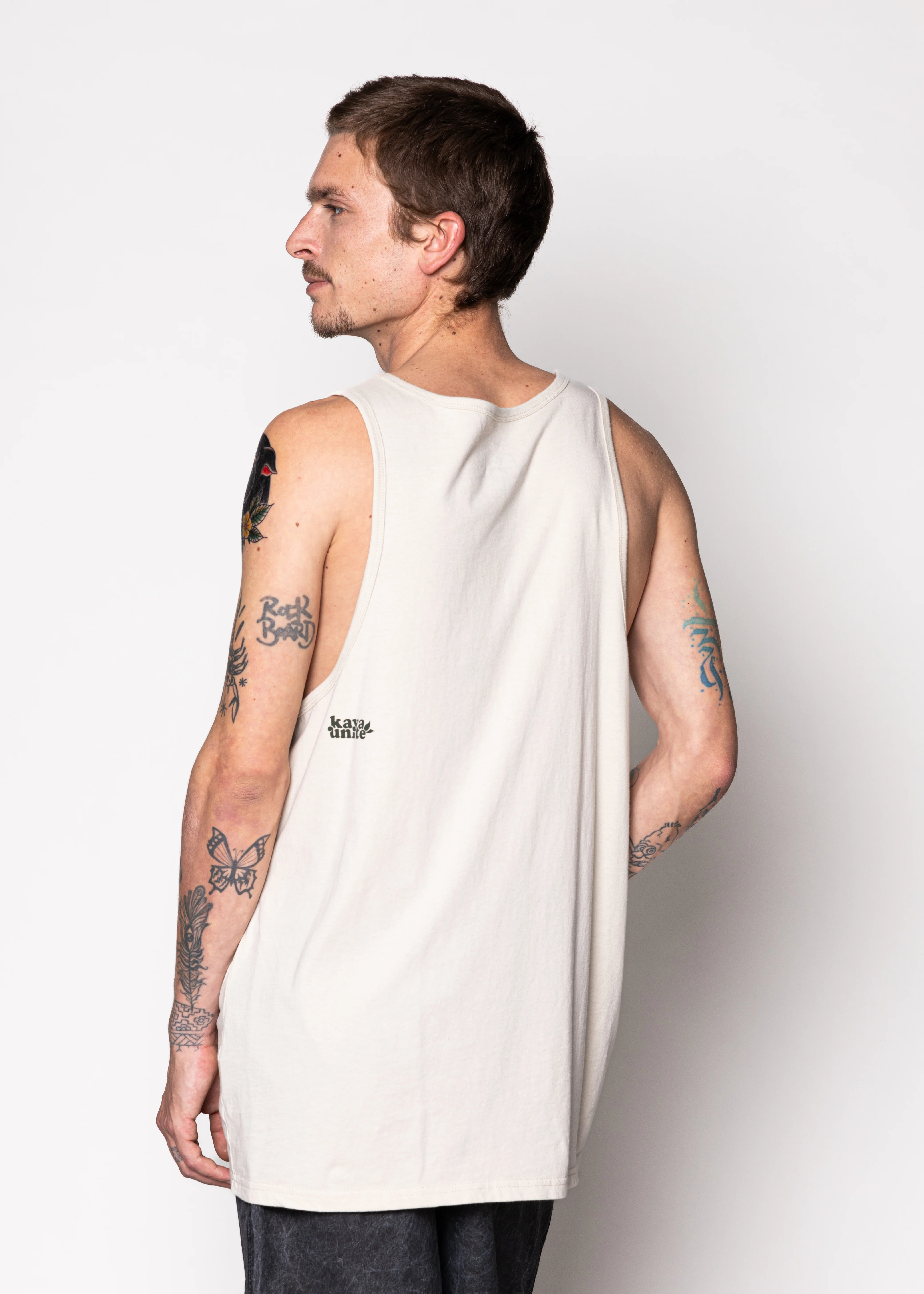 Polera Sin Mangas Algodón Cana Hombre - Sand - Image 2