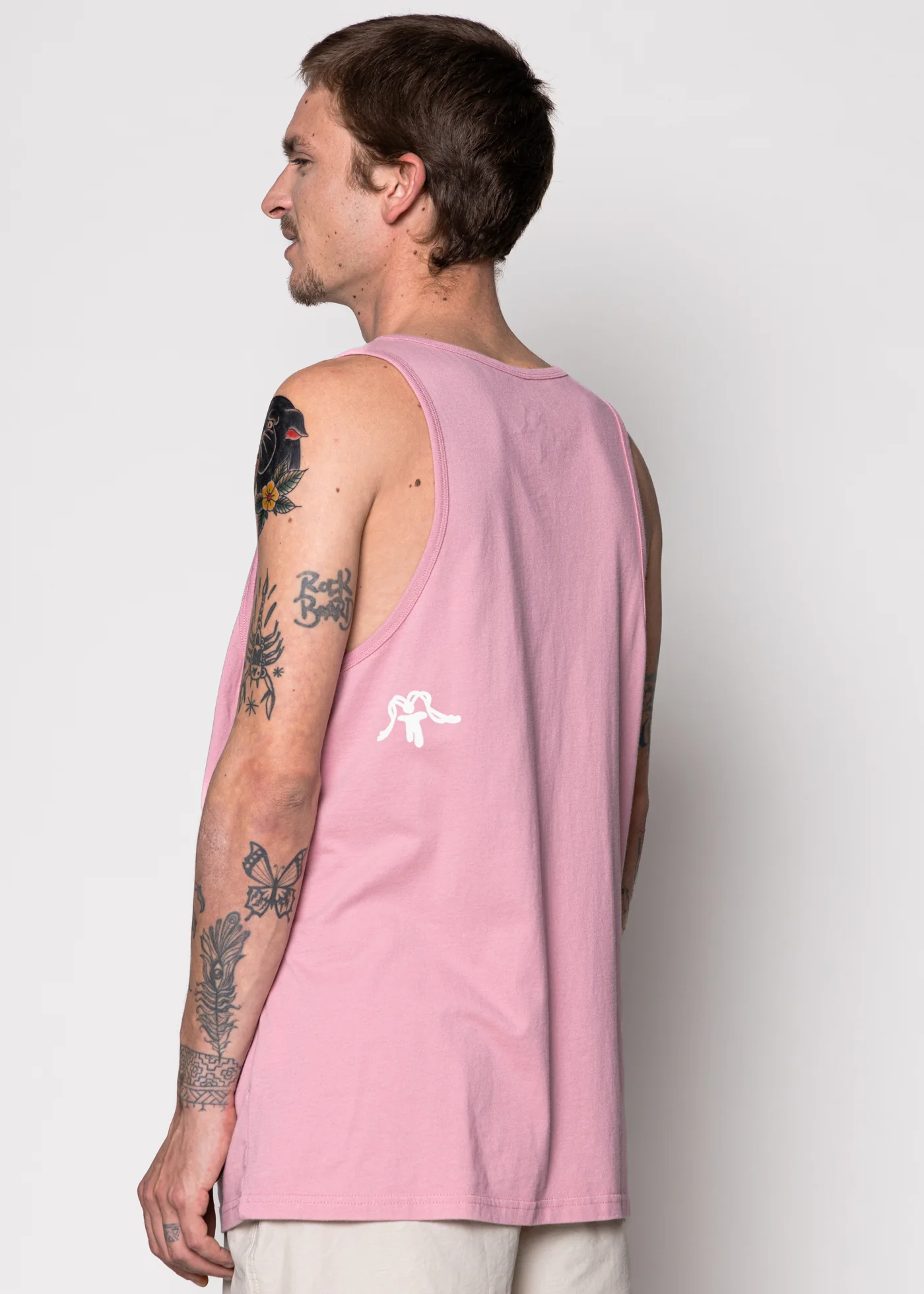 Polera Sin Mangas Algodón Logo Hombre - Pink - Image 2