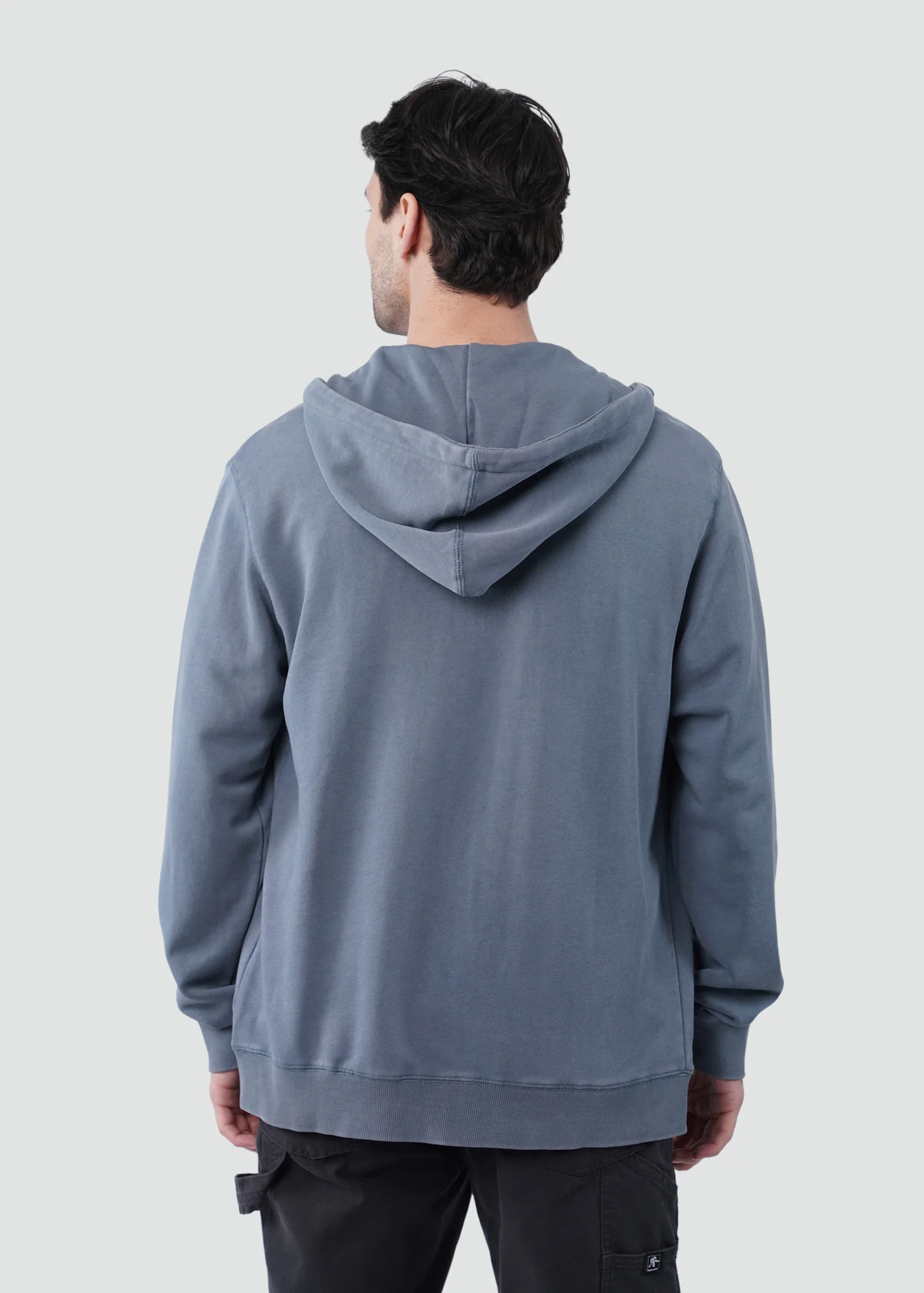 Polerón Con Cierre Algodón Daily Hombre - Denim - Image 3