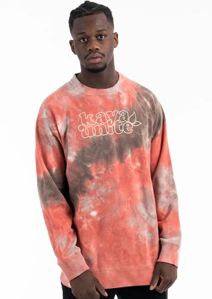 Crewneck Lines Tie Bordo