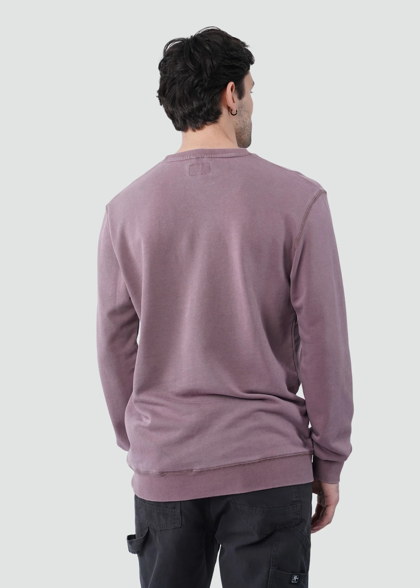 Polerón Cuello Redondo Algodón Daily Hombre - Malva - Image 3