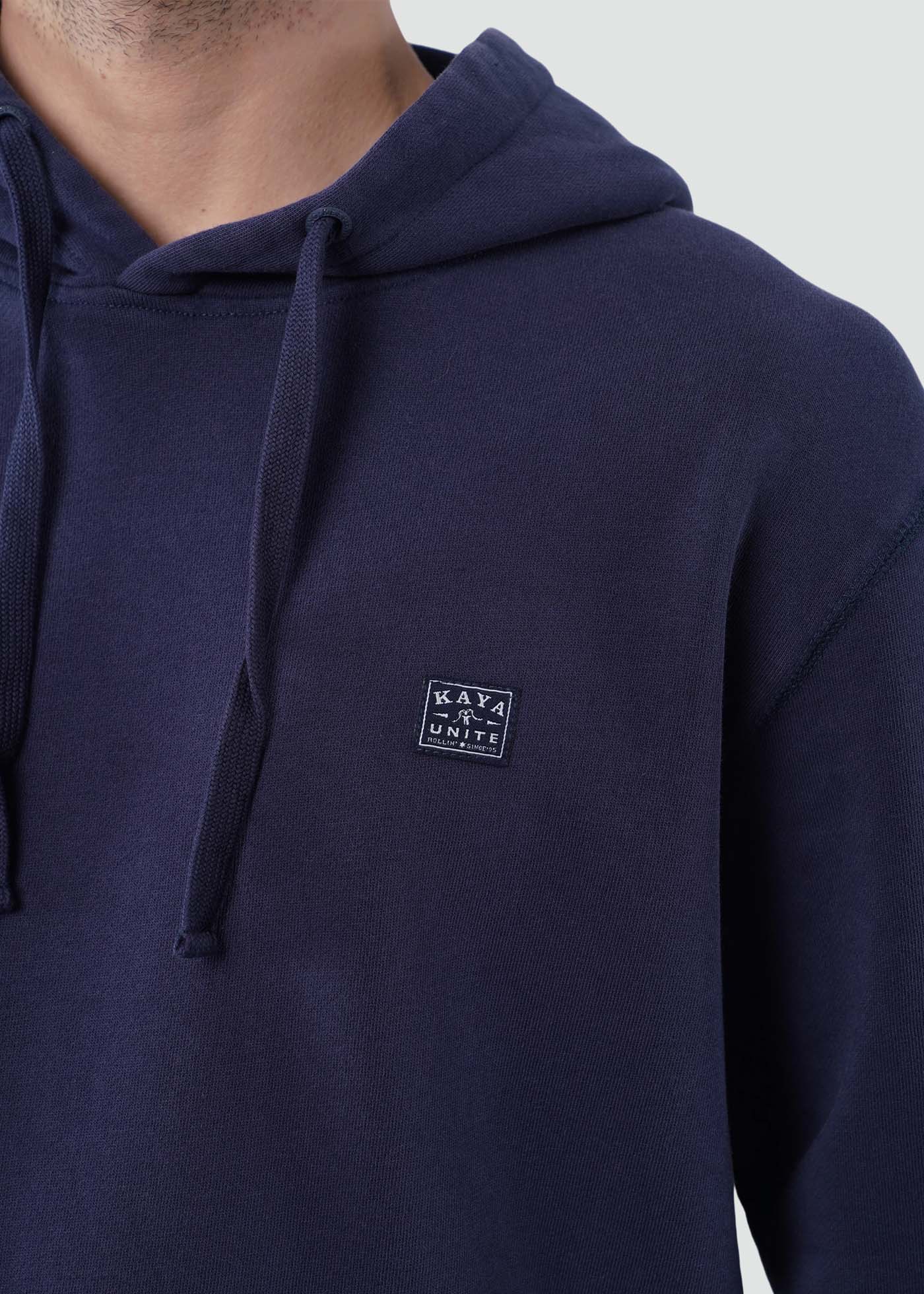 Polerón Hoodie Algodón Daily Hombre - Navy - Image 3