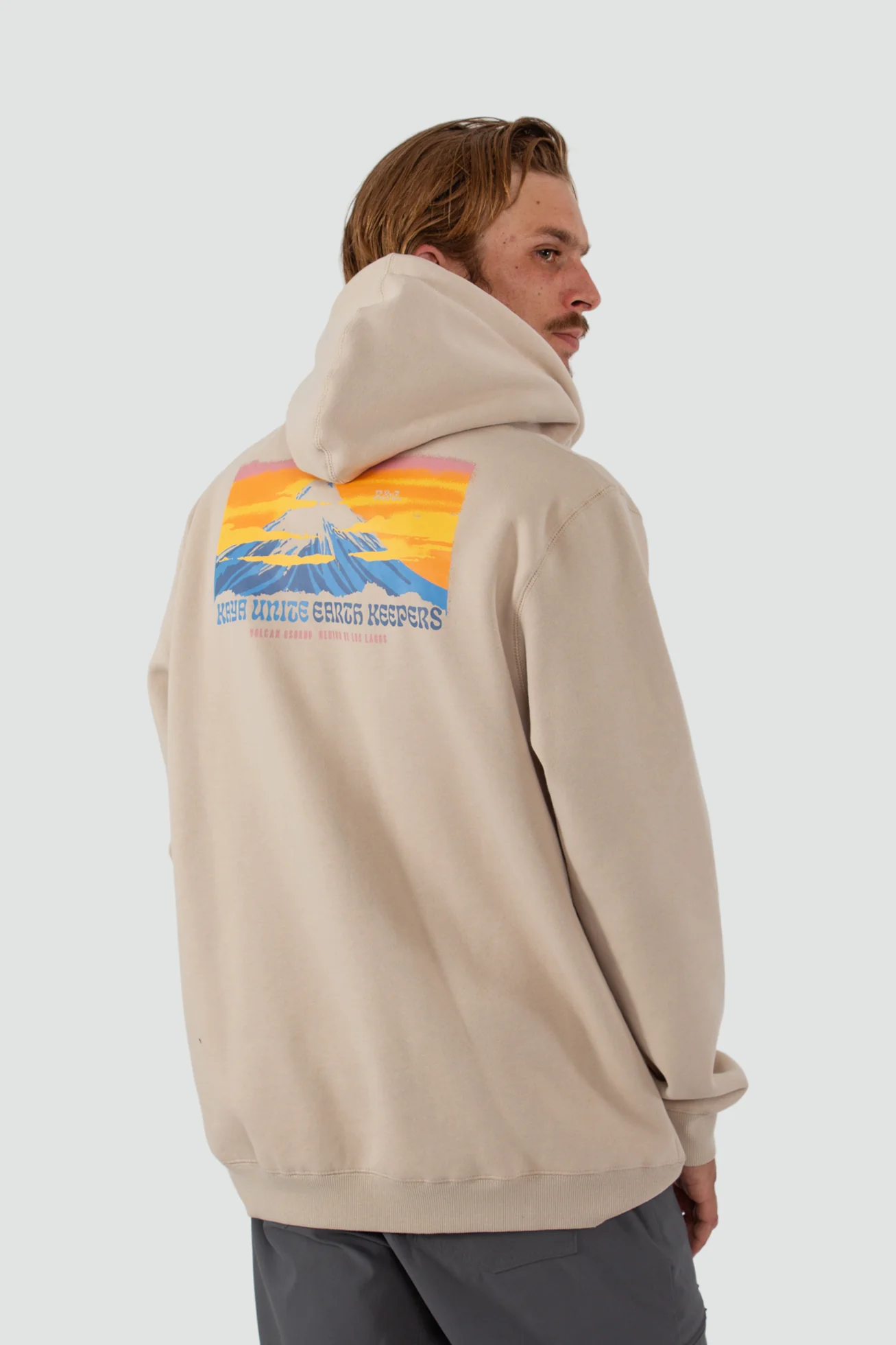 Polerón Hoodie Algodón Osorno Hombre - Bone