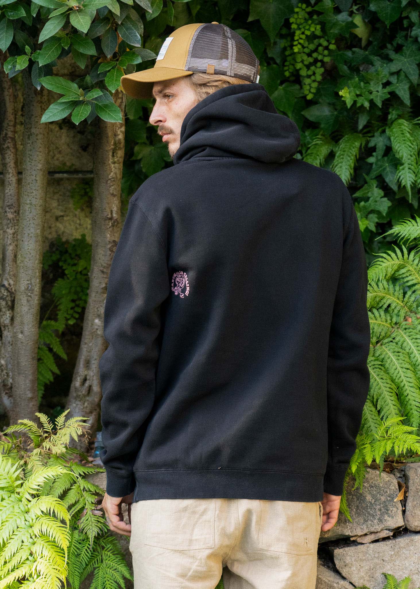Polerón Hoodie Algodón Osorno Hombre - Negro - Image 5