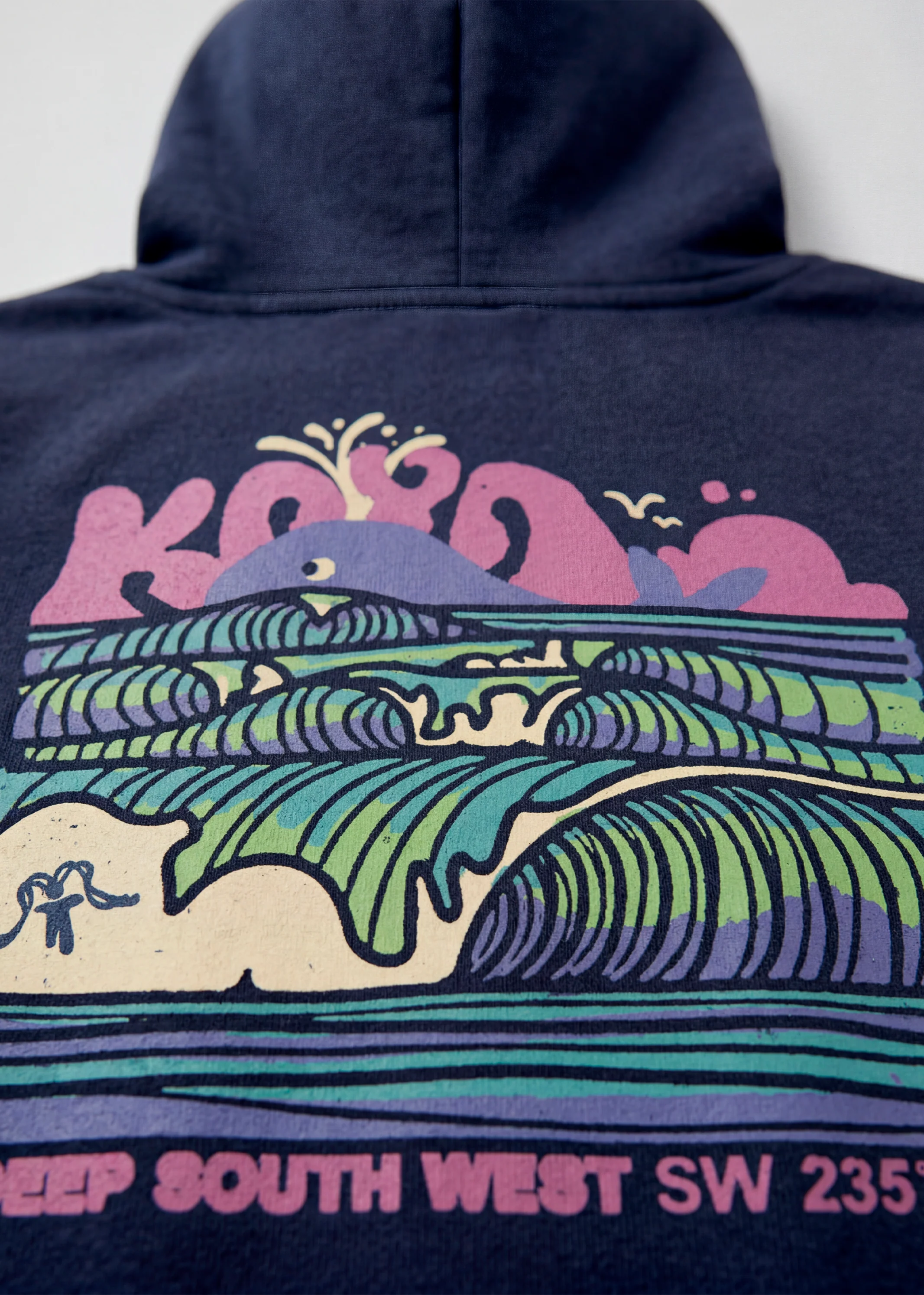 Polerón Hoodie Algodón Print Niños - Azul - Image 3
