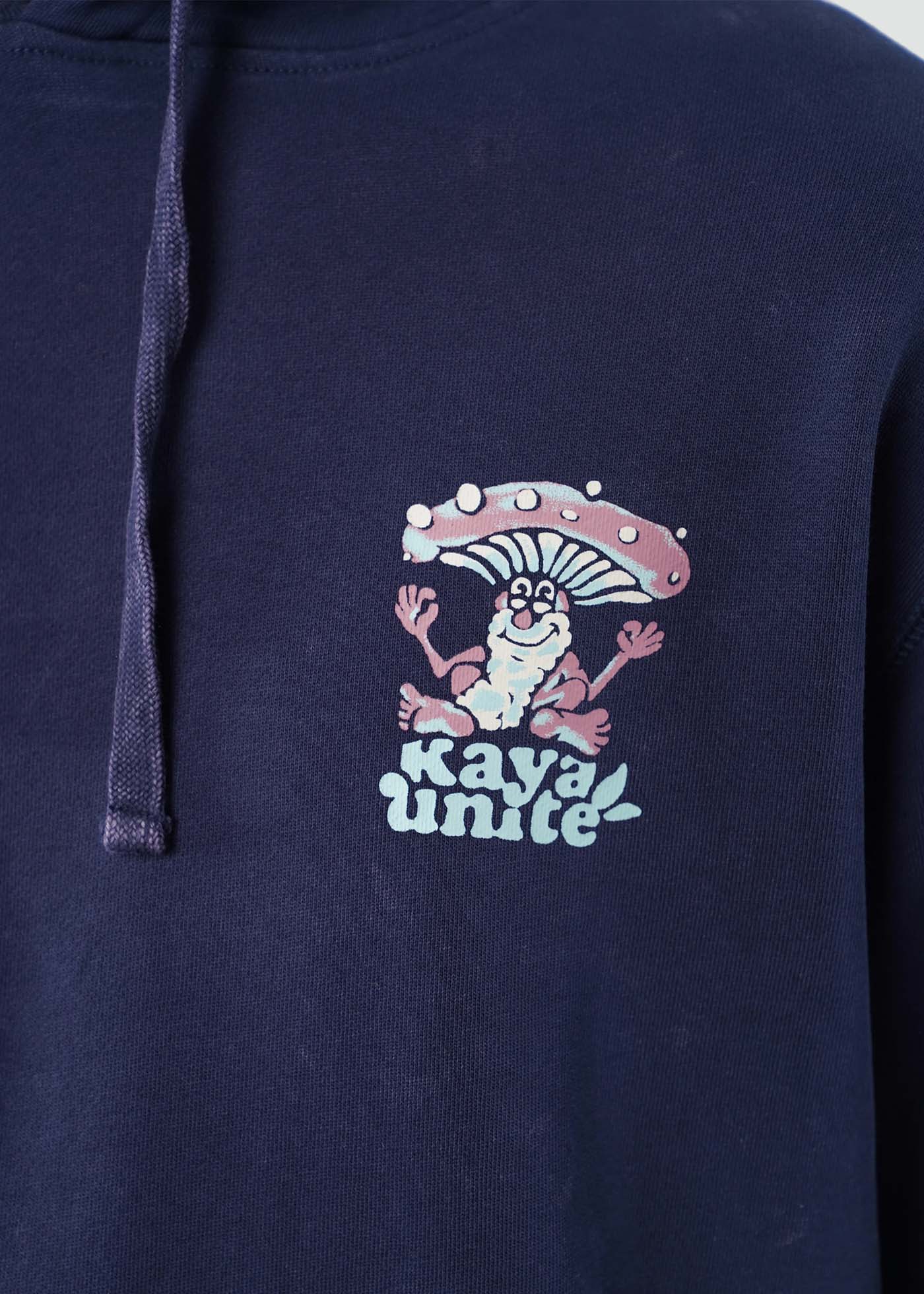 Polerón Hoodie Algodón Relax Hombre - Navy - Image 3
