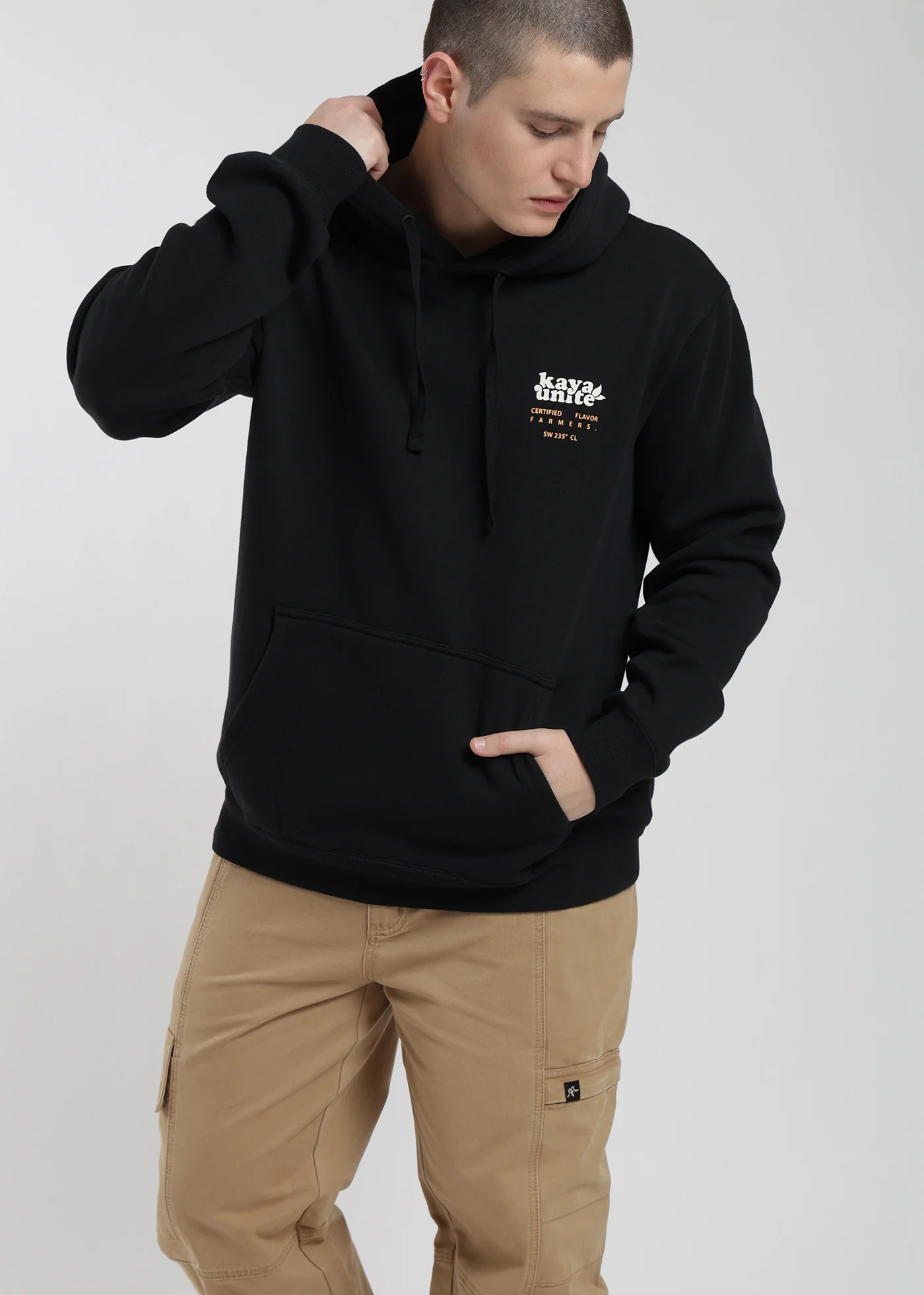 Polerón Hoodie Aniversario Hombre - Negro - Image 3