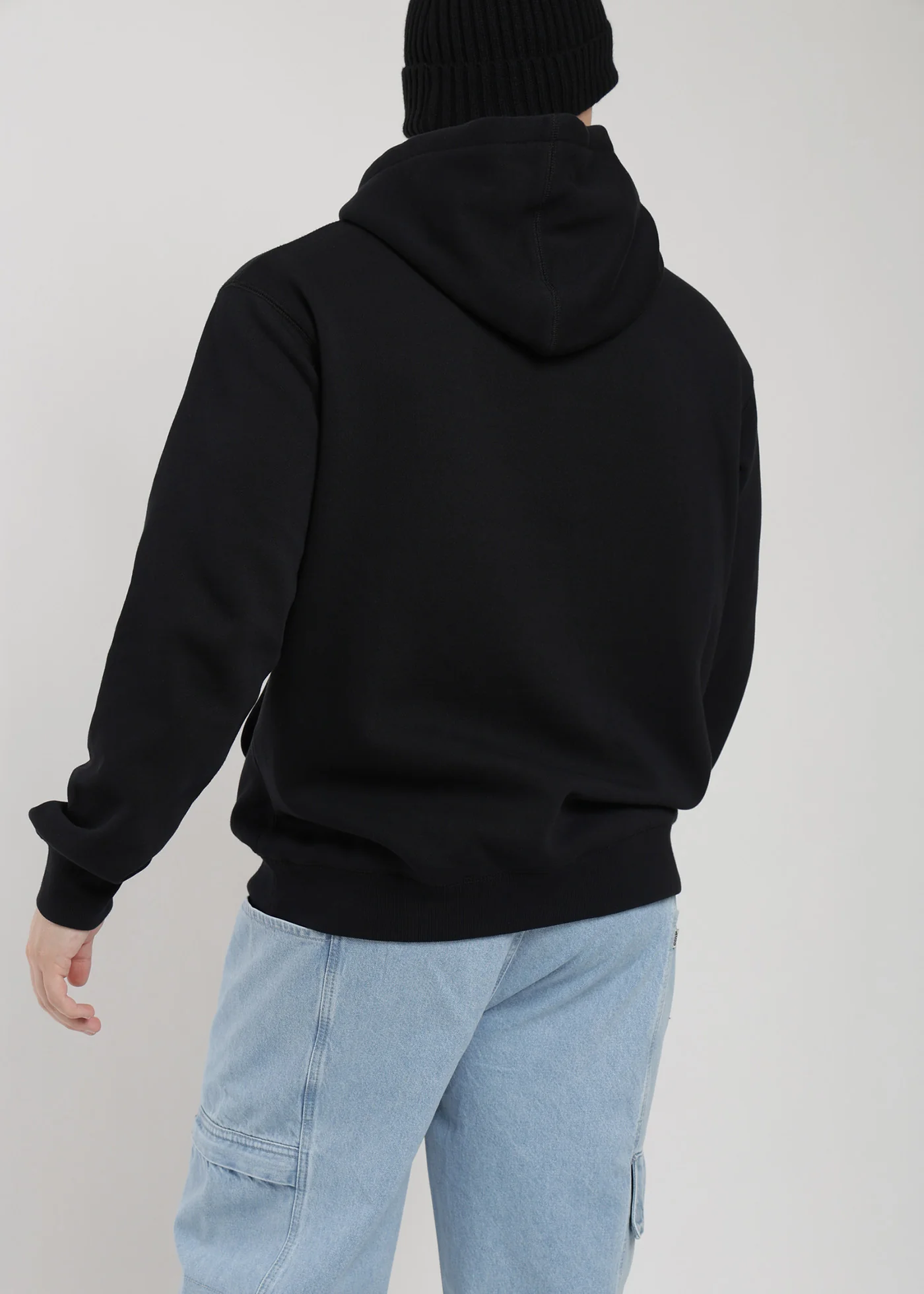 Polerón Hoodie Kaya Hombre - Negro - Image 4